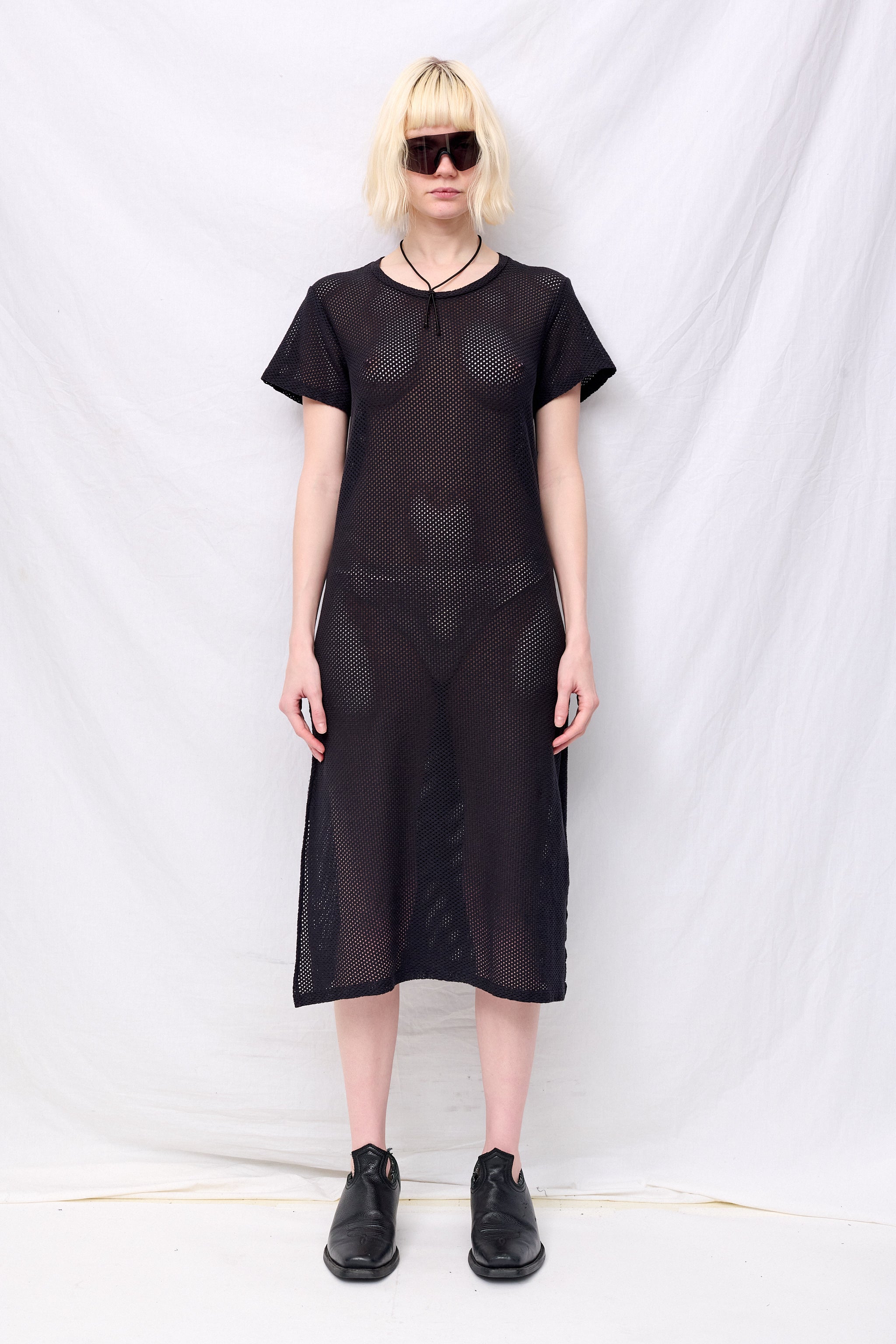 Black Mesh Sydney Dress