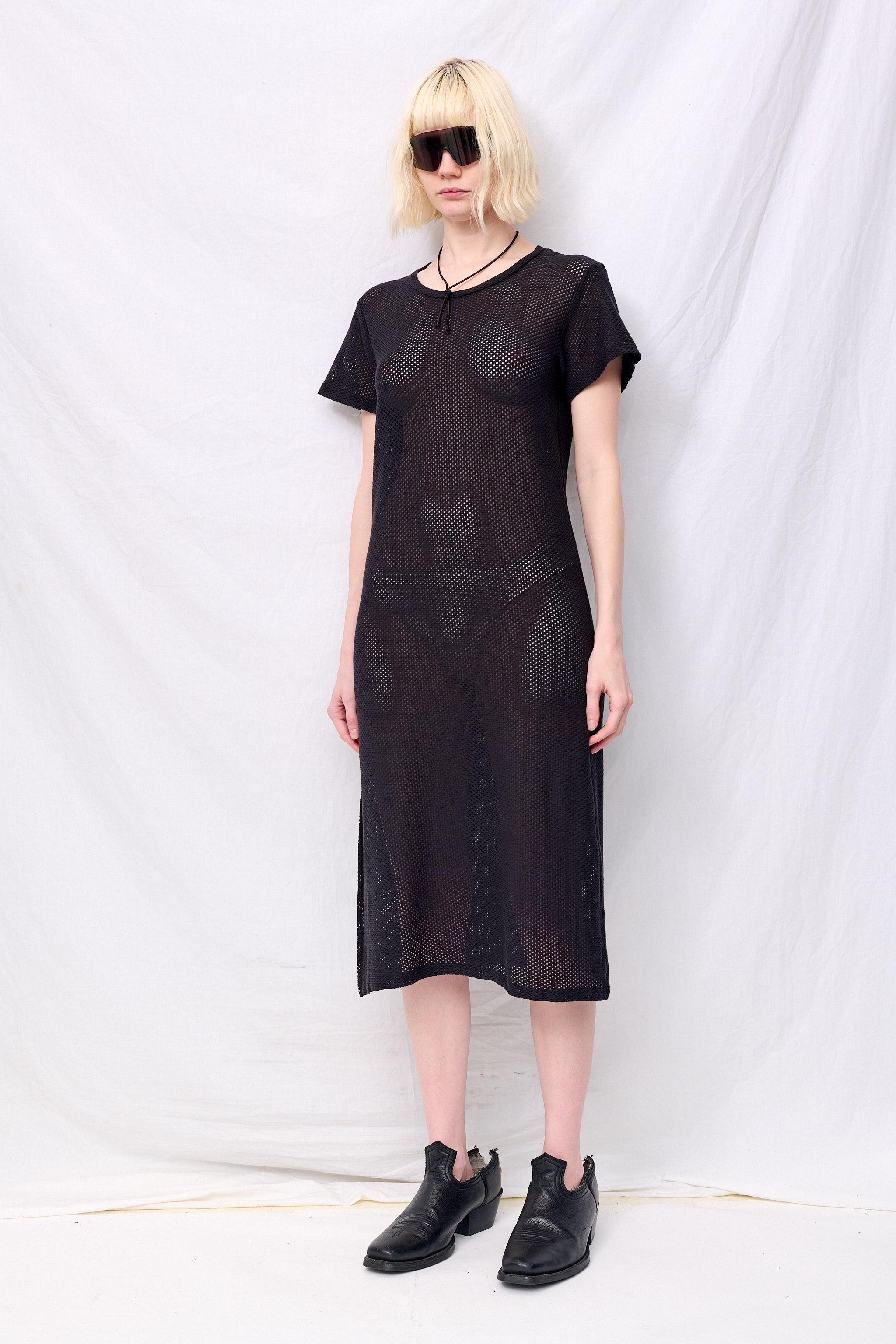 Black Mesh Sydney Dress