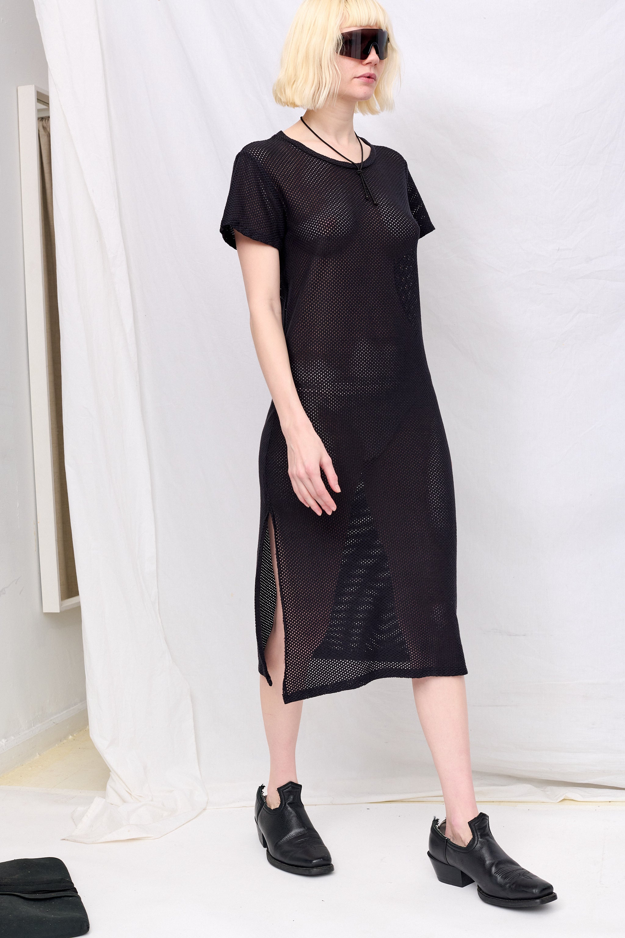 Black Mesh Sydney Dress