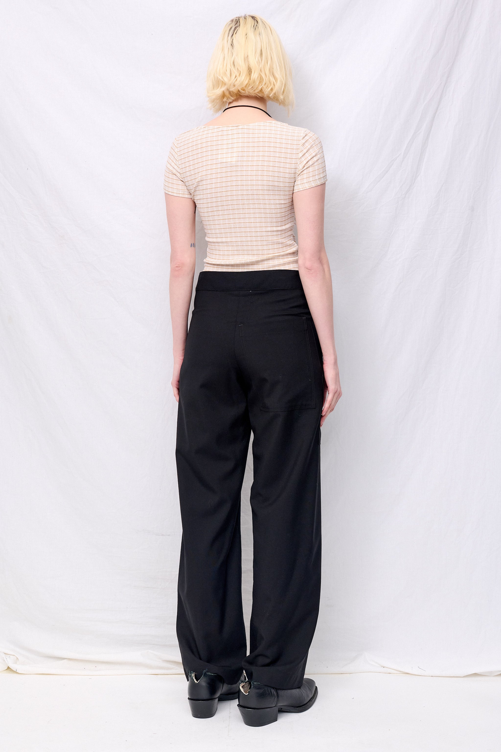 Tan Plaid Key Short Sleeve