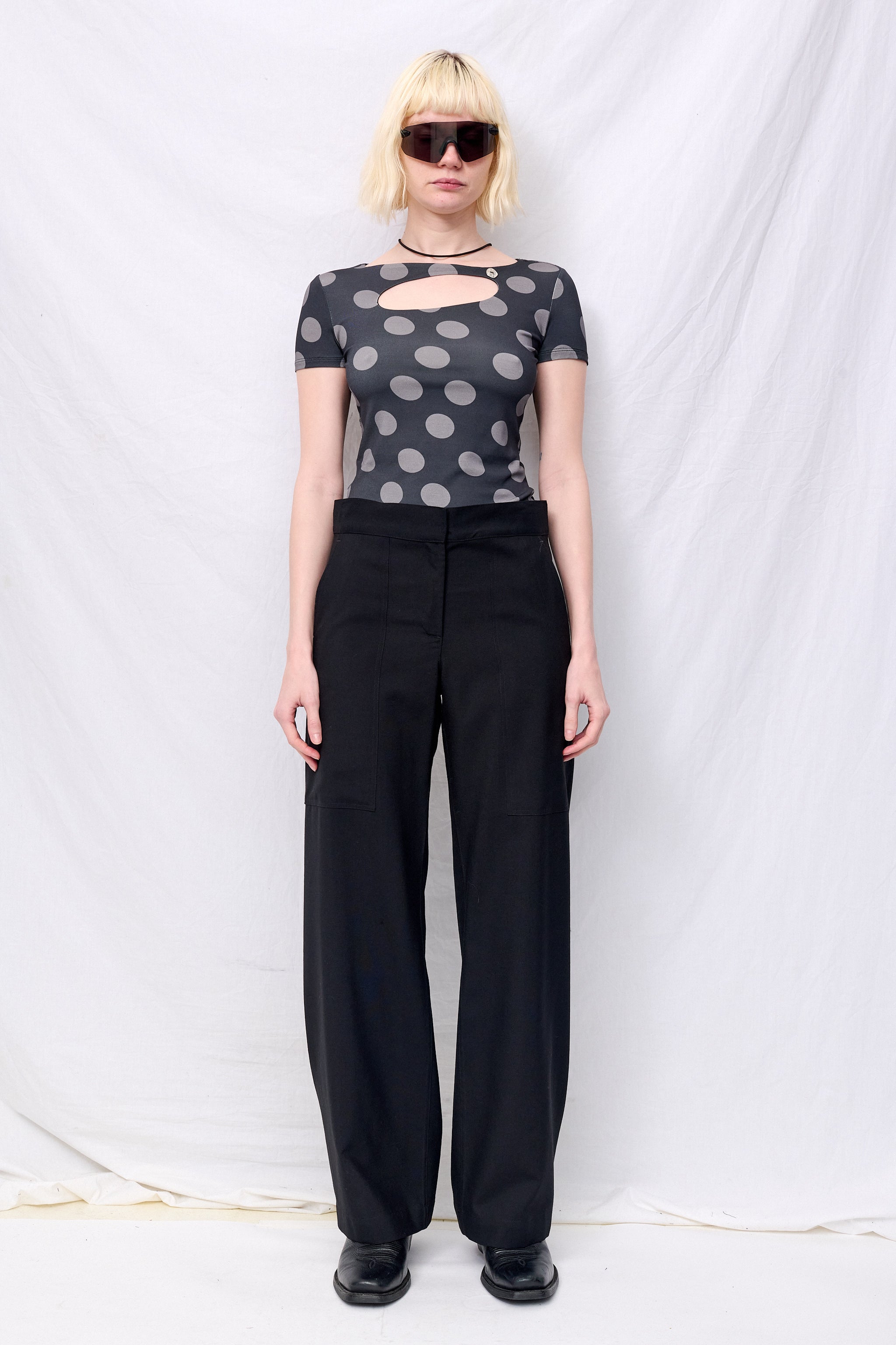 Polka Dot Key Short Sleeve