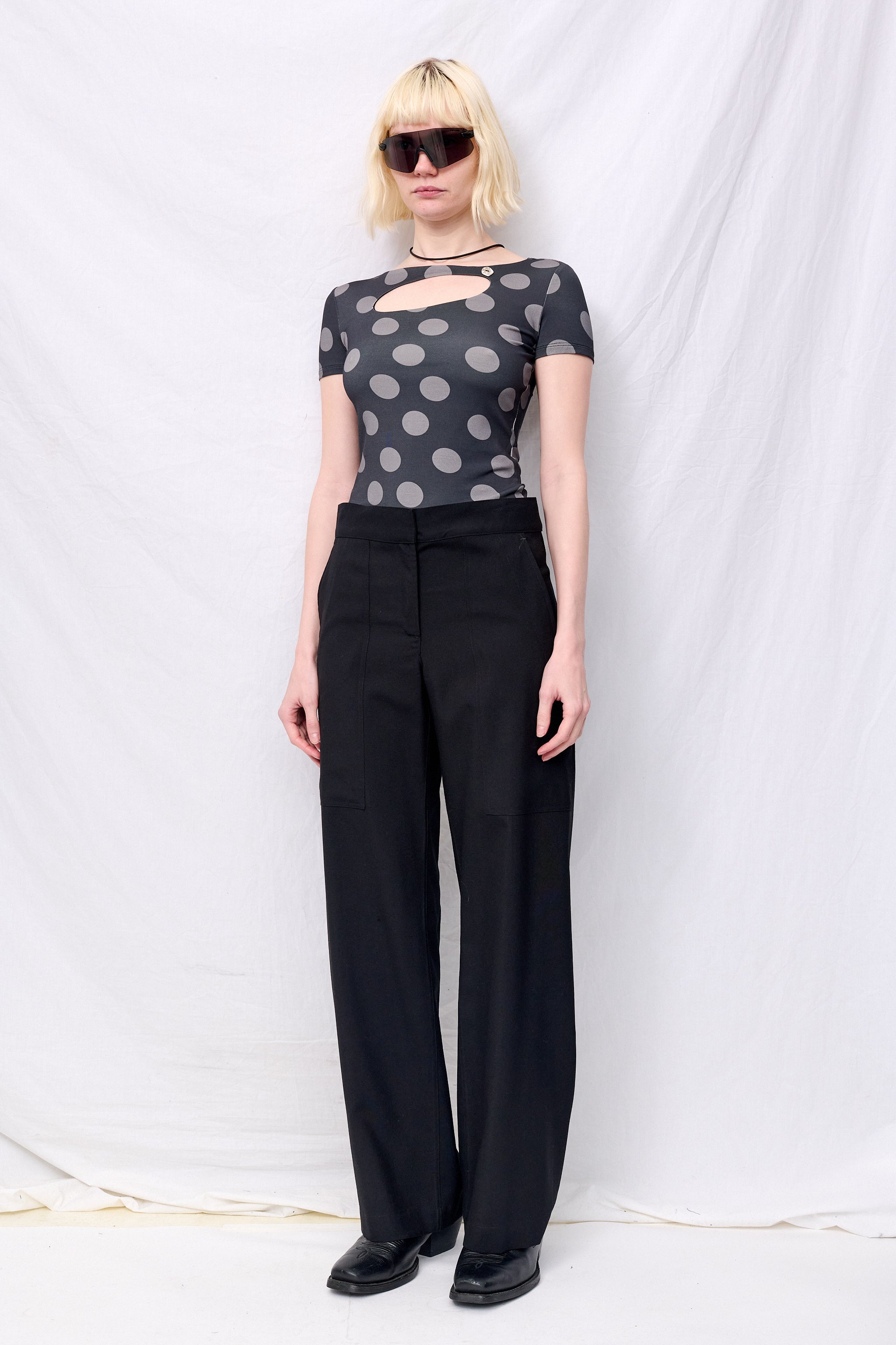 Polka Dot Key Short Sleeve
