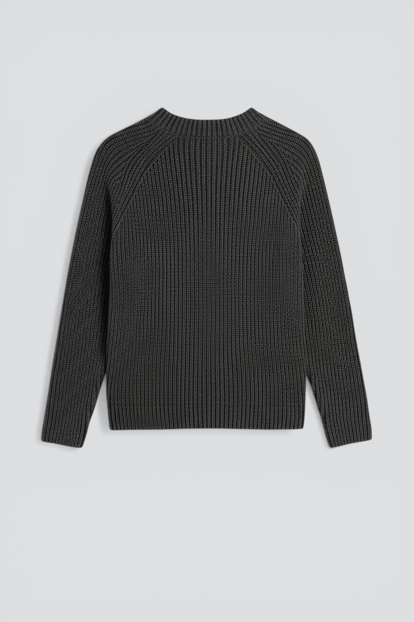 Black Daphne Washed Cotton Sweater