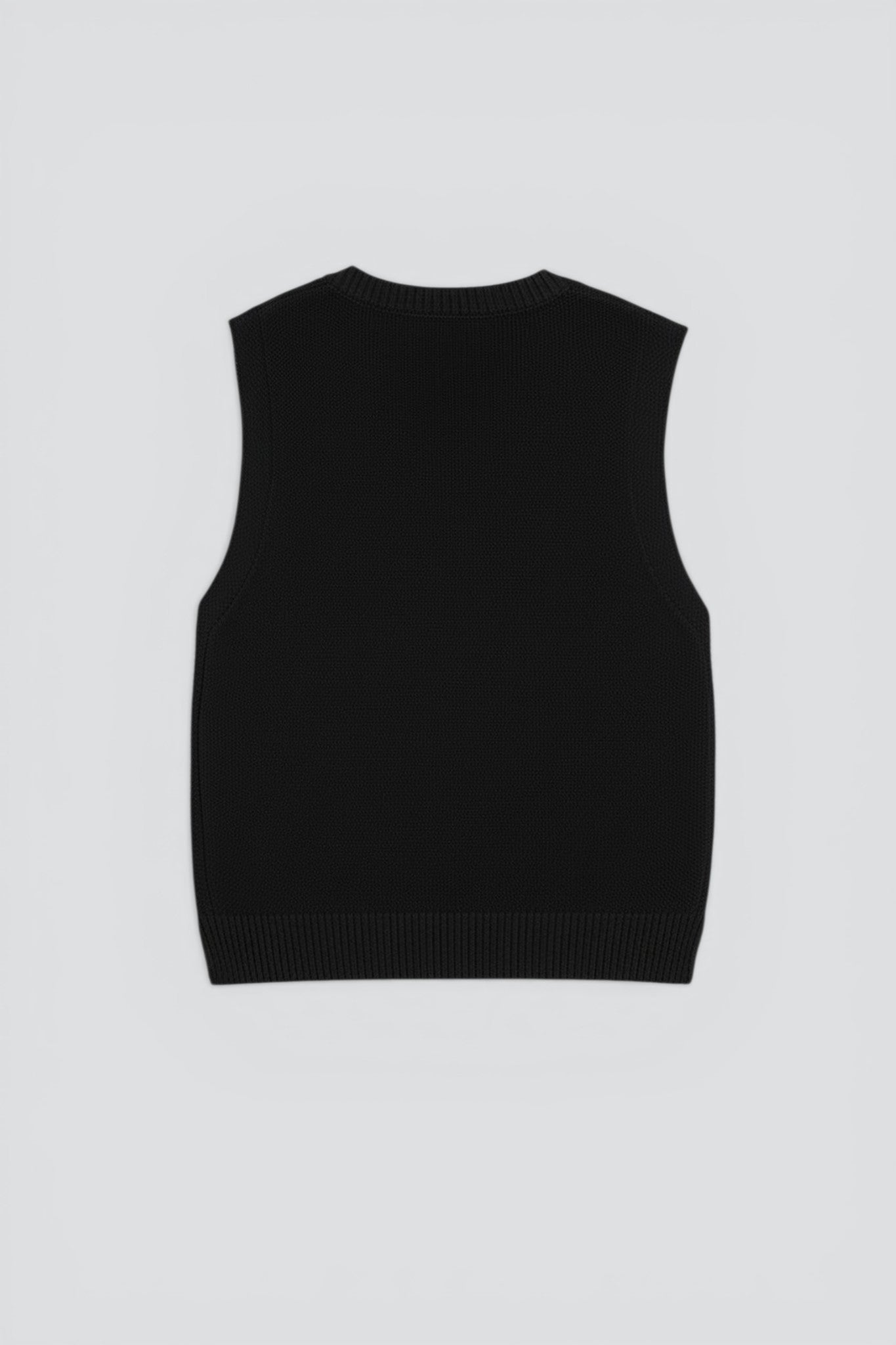 Black Olympia Cotton Linen Top