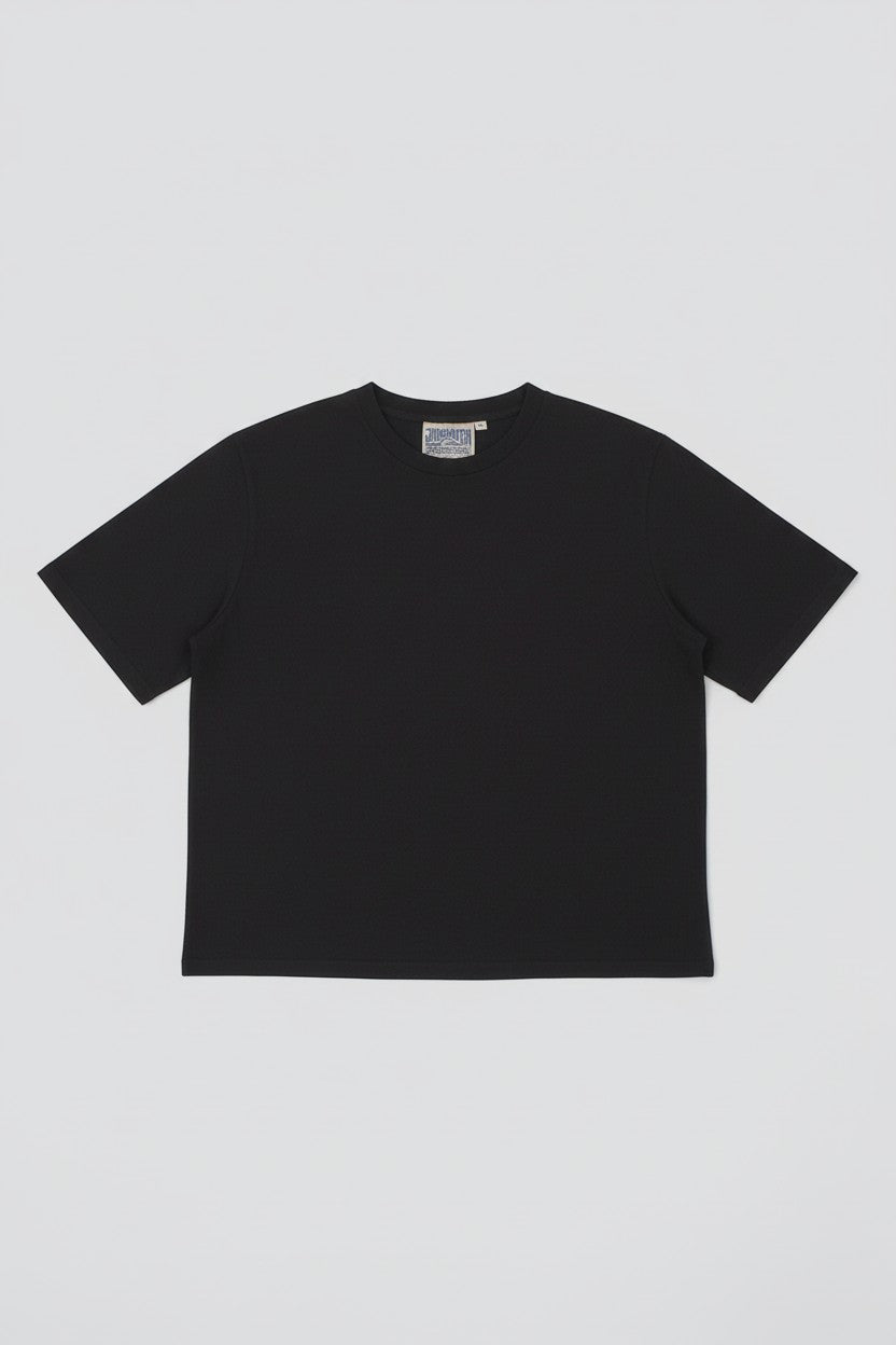 Black Cropped Silverlake Tee