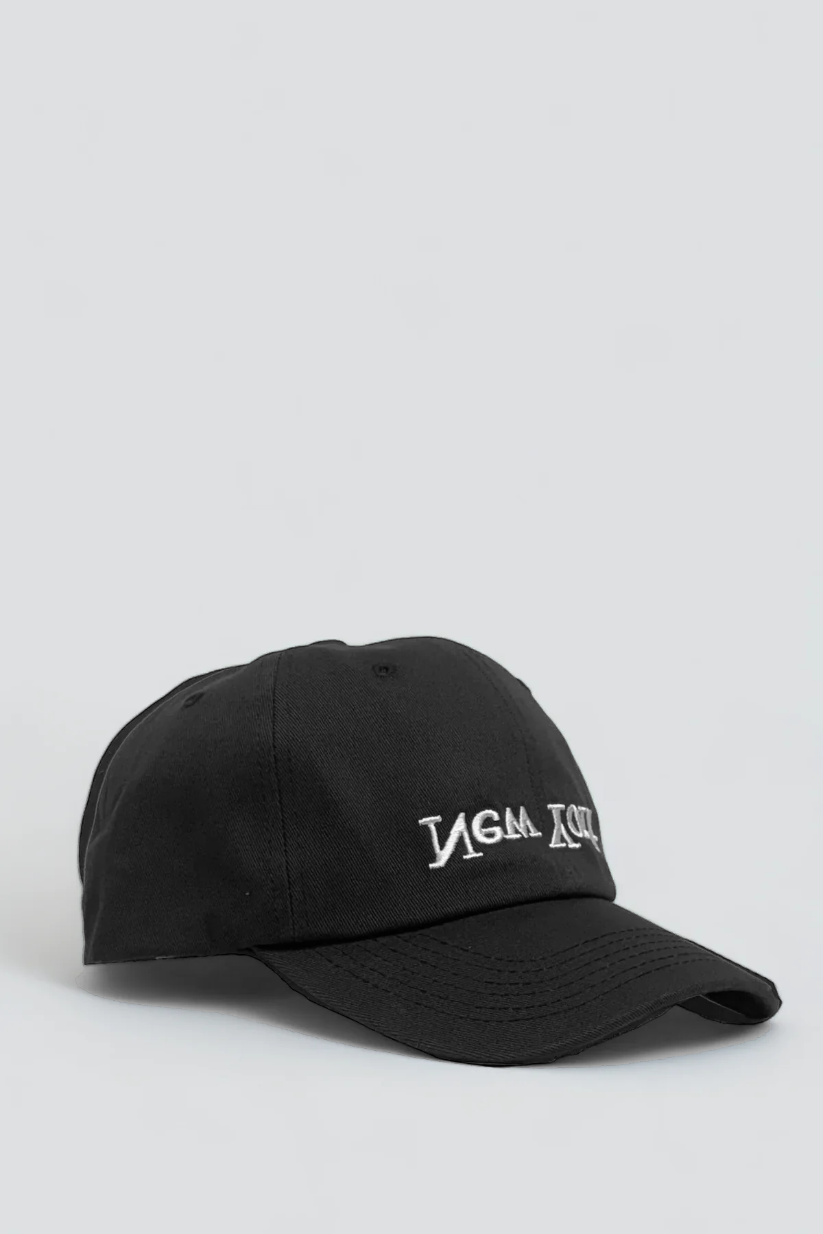 New York Embroidered Hat - Black/White