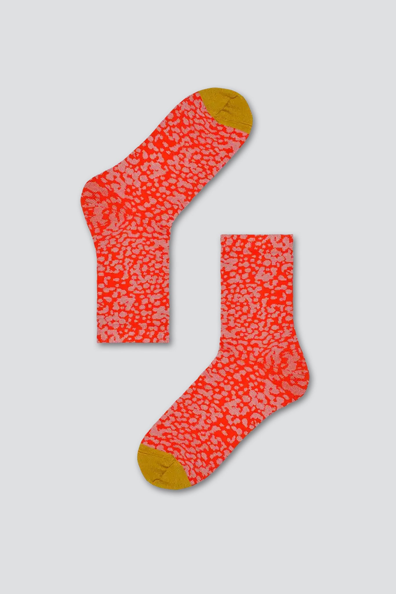 Charlie Ankle Sock - Orange Specks