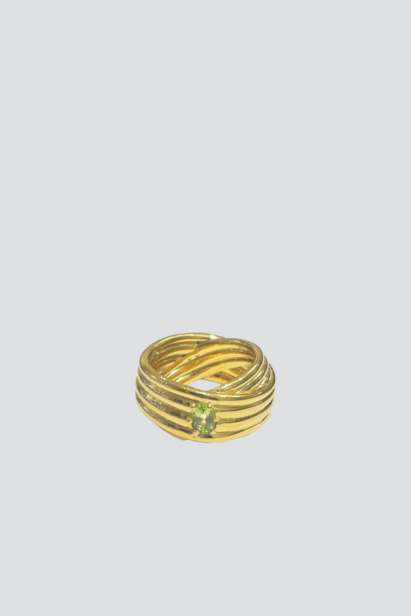 Vermeil Peridot Common Threads Ring