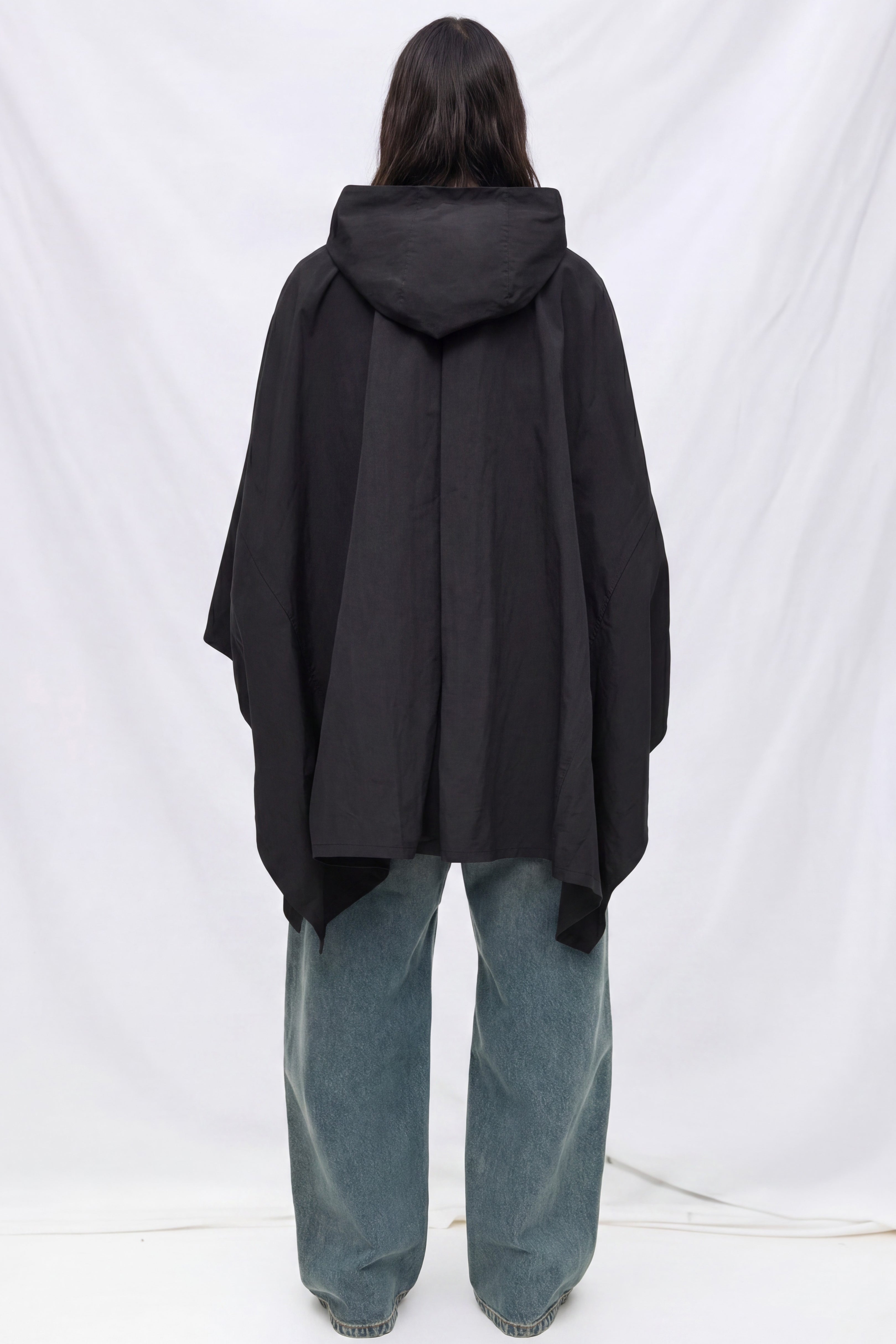 Black Taslan Square Parka