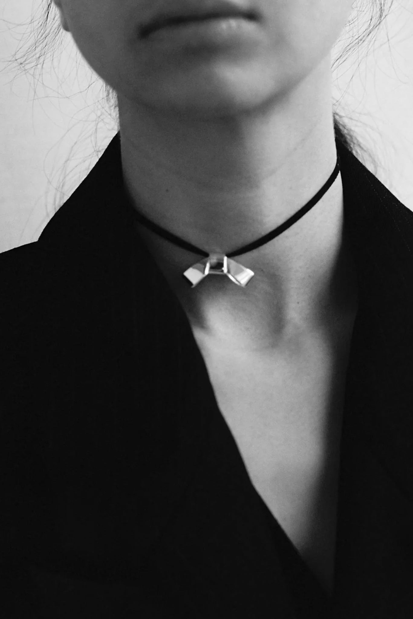 Sterling Silver Petite Cravat Necklace