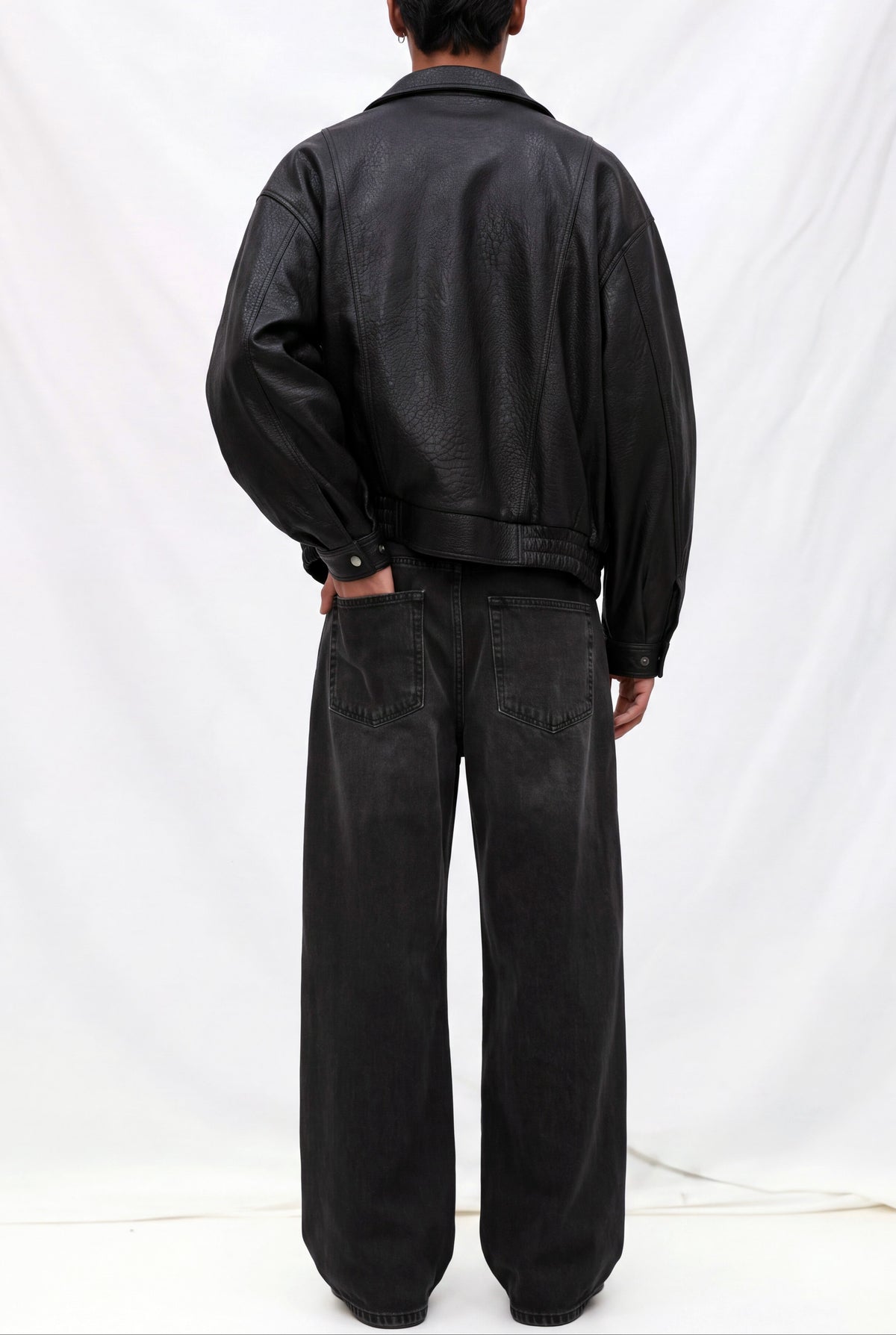 Mud Relaxed Curved Wide Jeans