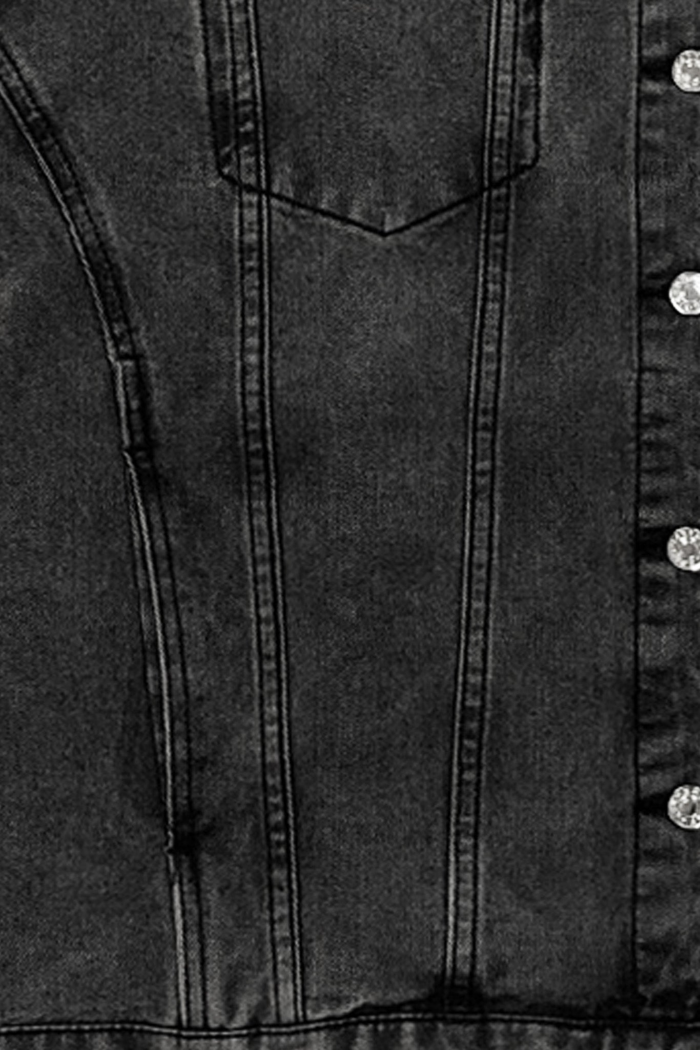 Washed Black Jean Jacket
