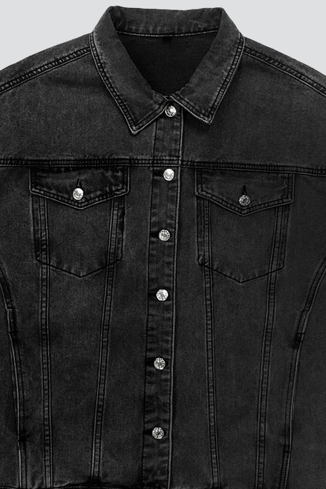 Washed Black Jean Jacket