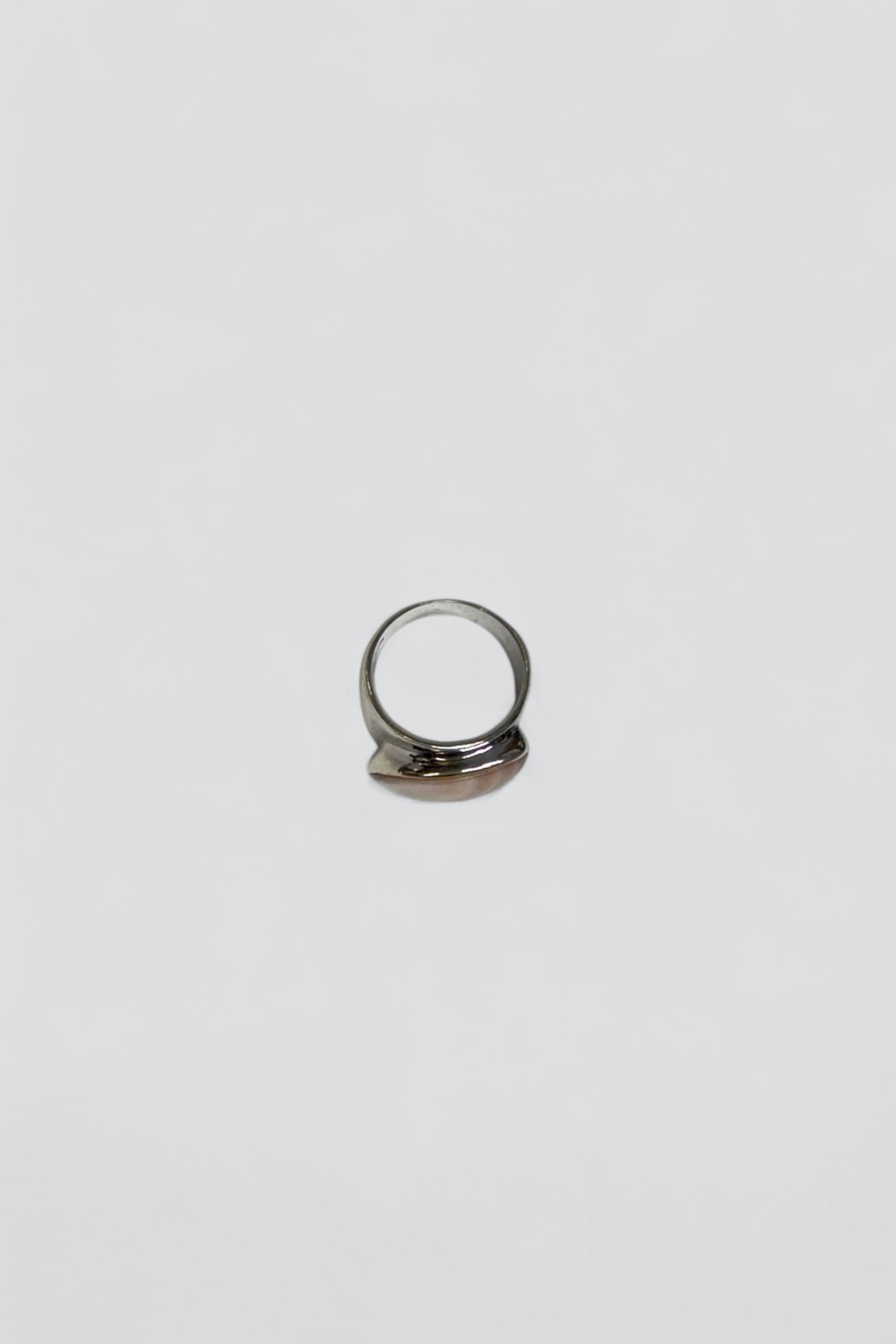 Sterling Silver Mother of Pearl Eye Ring