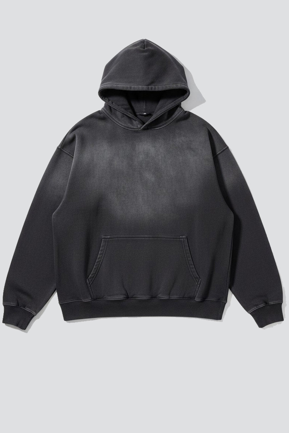 Faded Black Hoodie