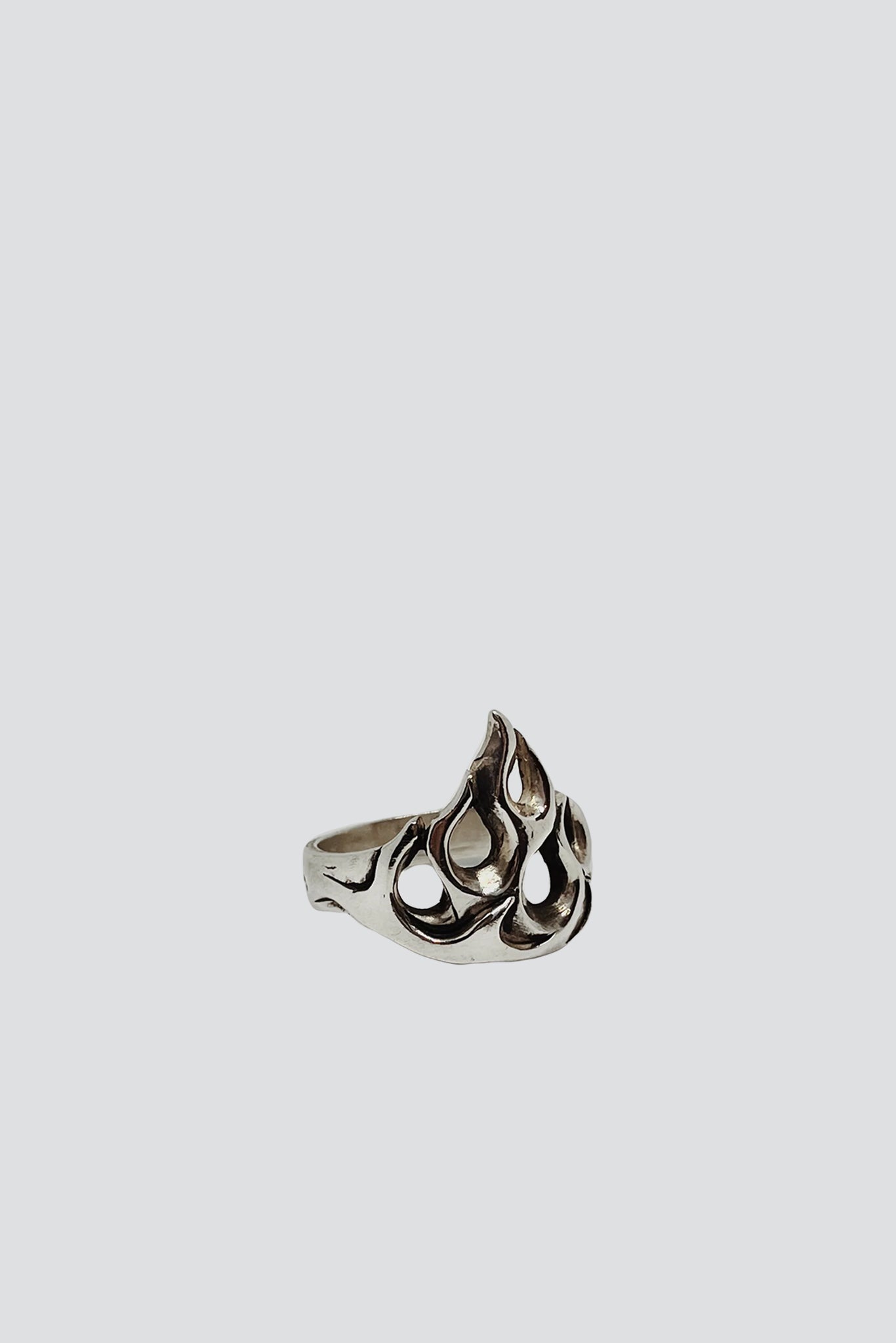 Sterling Silver Flame Ring