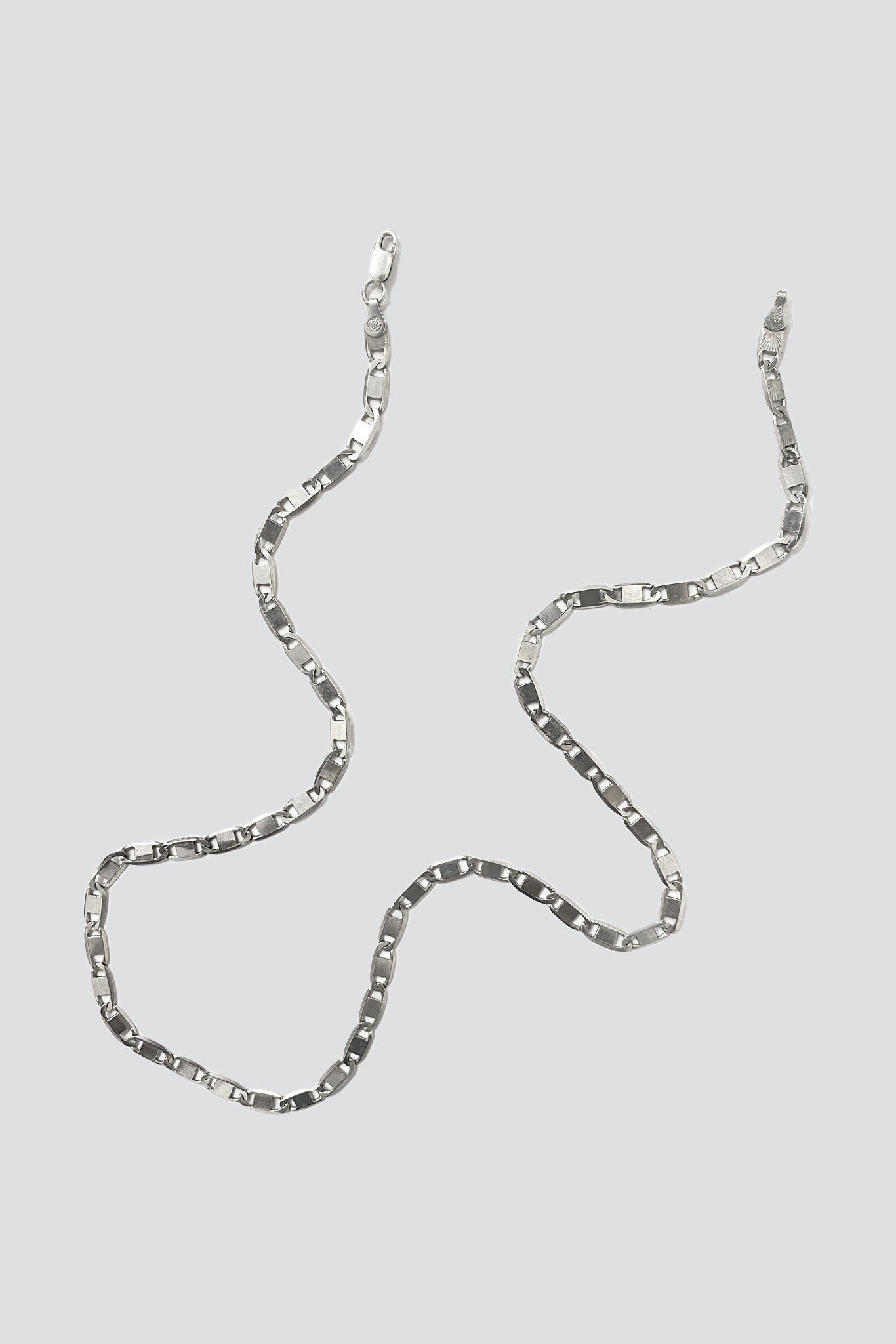Sterling Silver Flat Mariner Chain