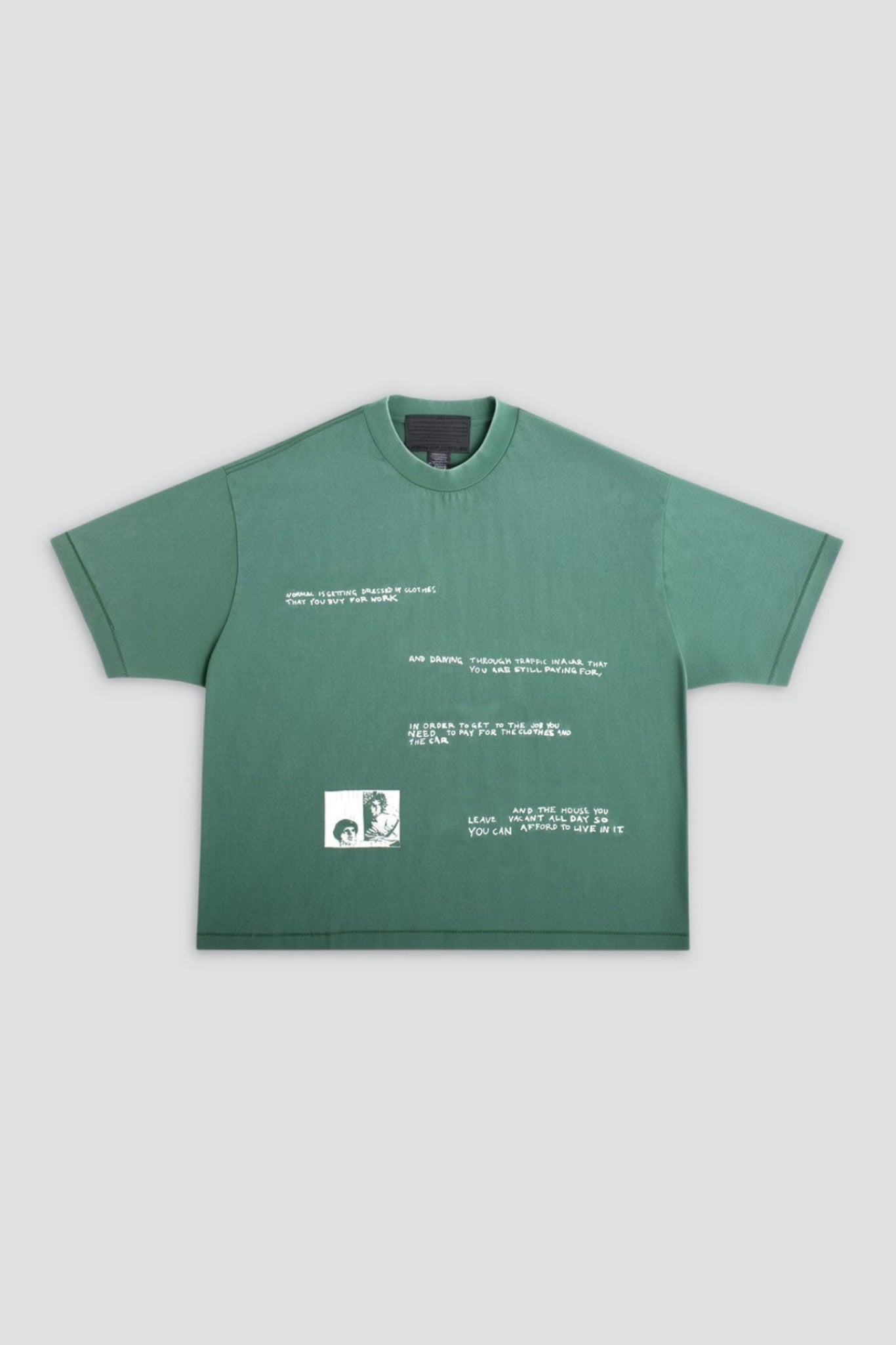 Vintage Green Normality Tee