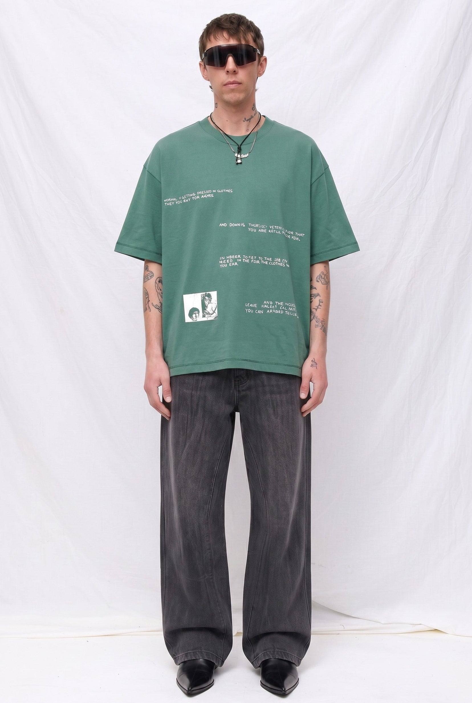 Vintage Green Normality Tee