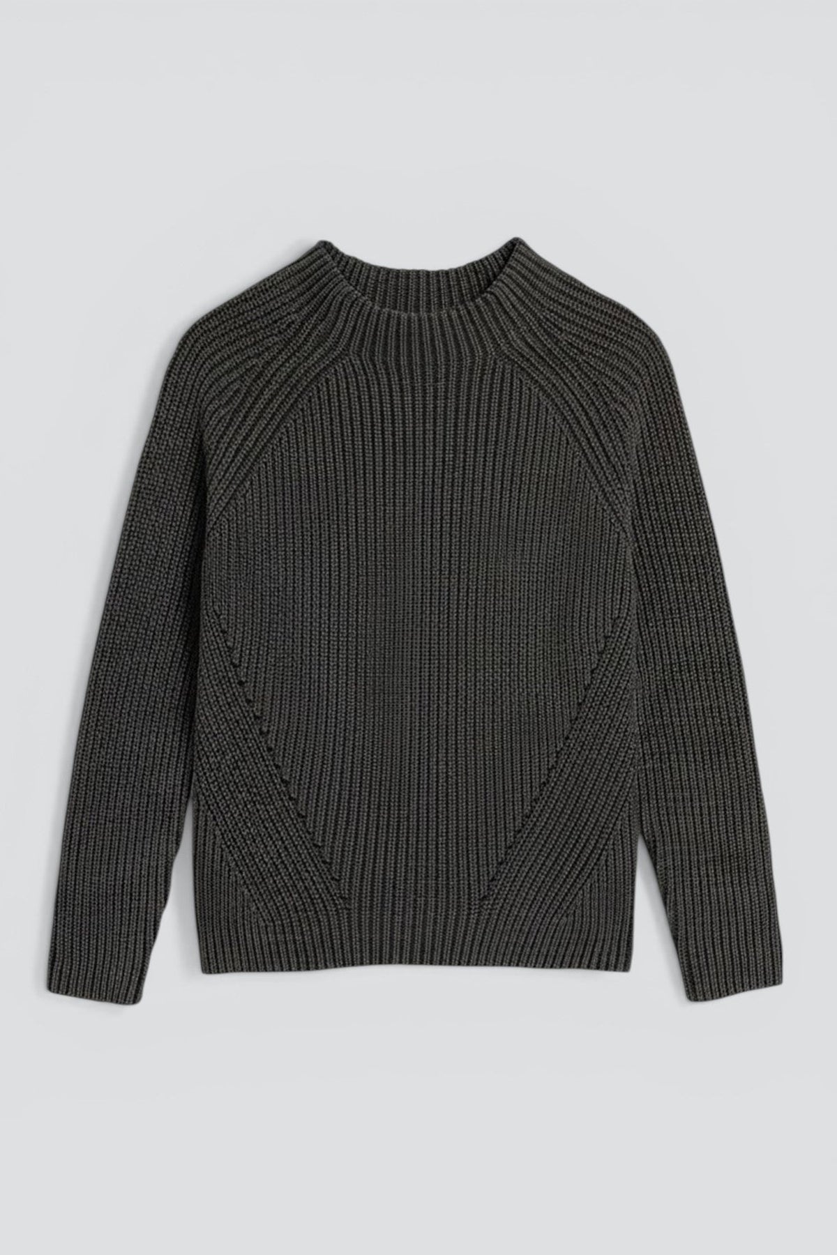 Black Daphne Washed Cotton Sweater