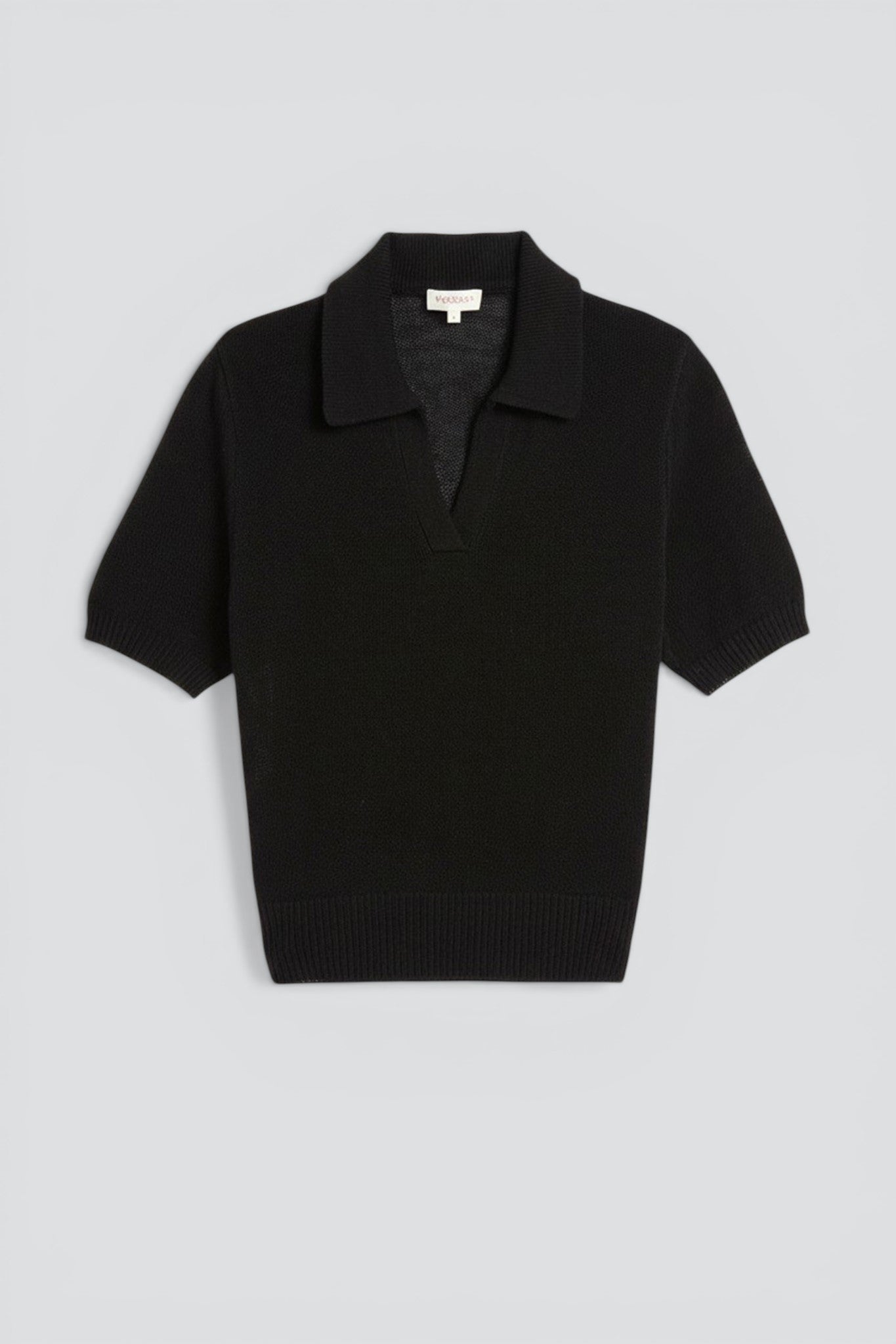 Black Cris Cotton Linen Top