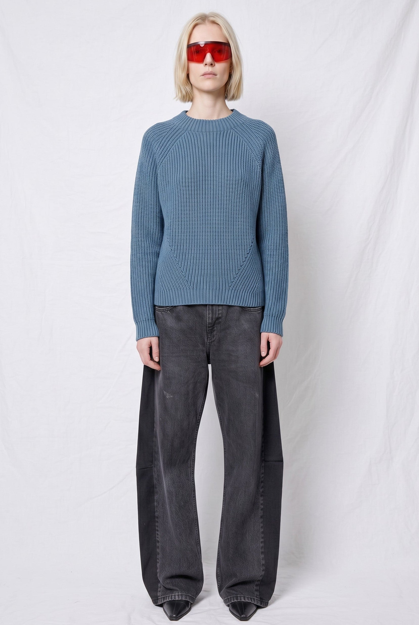 ニット/セーター DEMY BY DEMYLEE Soft Wool Yuri Pullover Demylee Artemis Sweater in Ivory - Bliss Boutiques