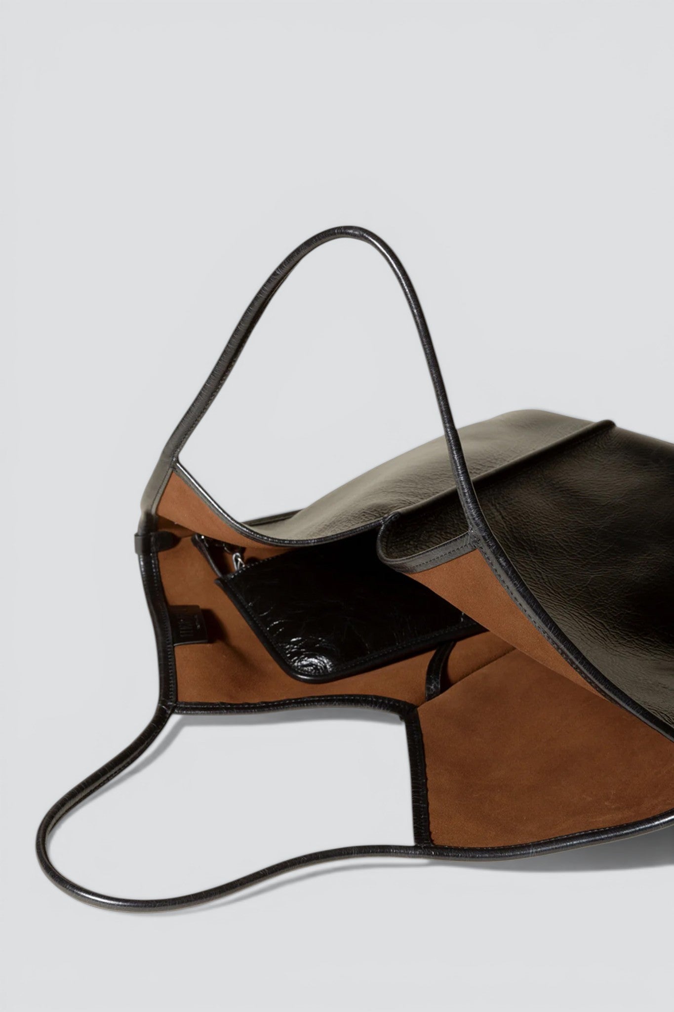 Black Distressed Calella Bag