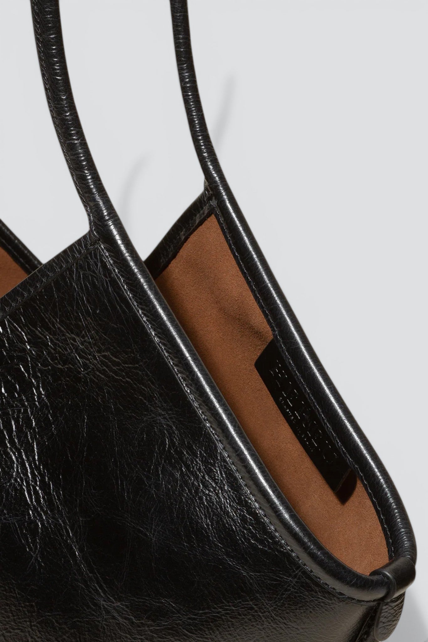 Black Distressed Calella Bag