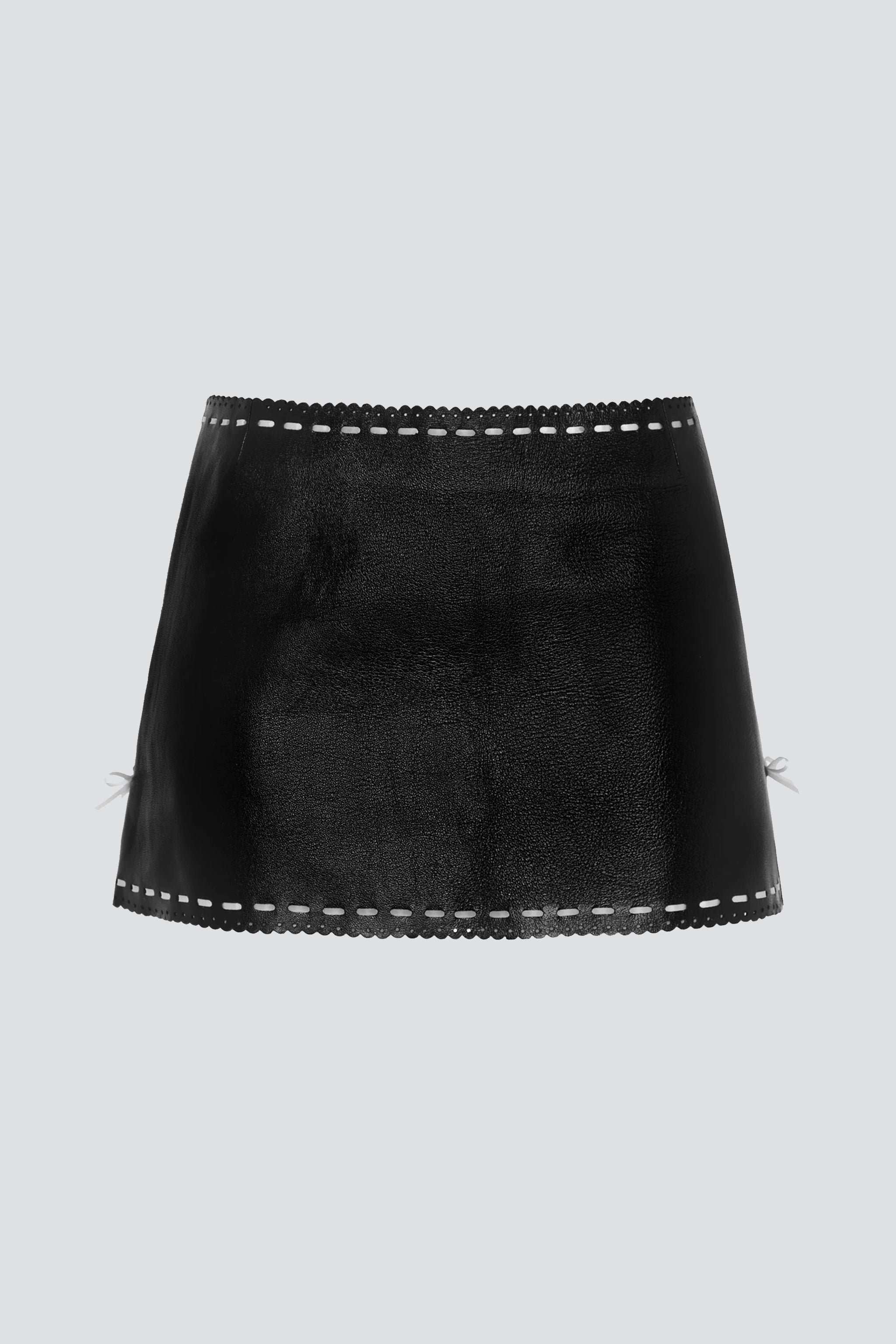 Black Leather Ilona Mini Skirt