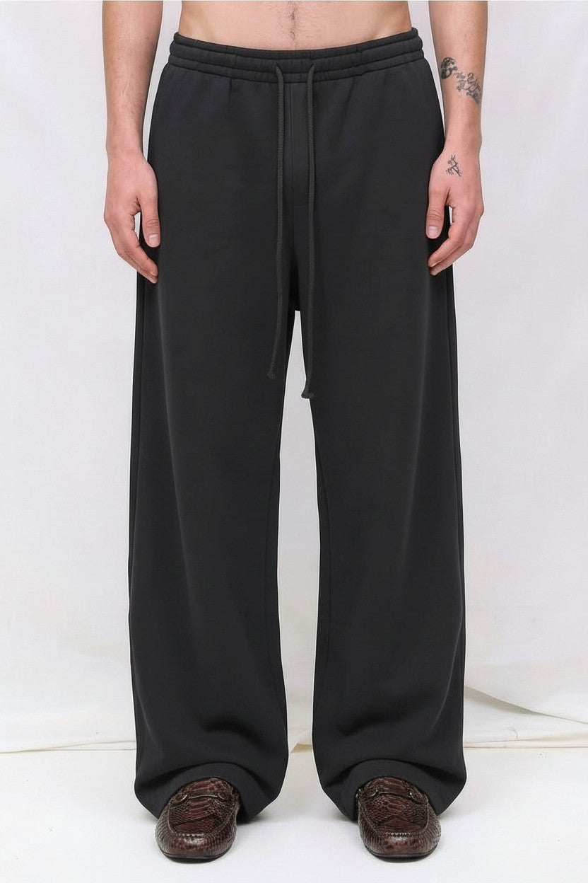 Black Fleece Straight Leg Sweatpant