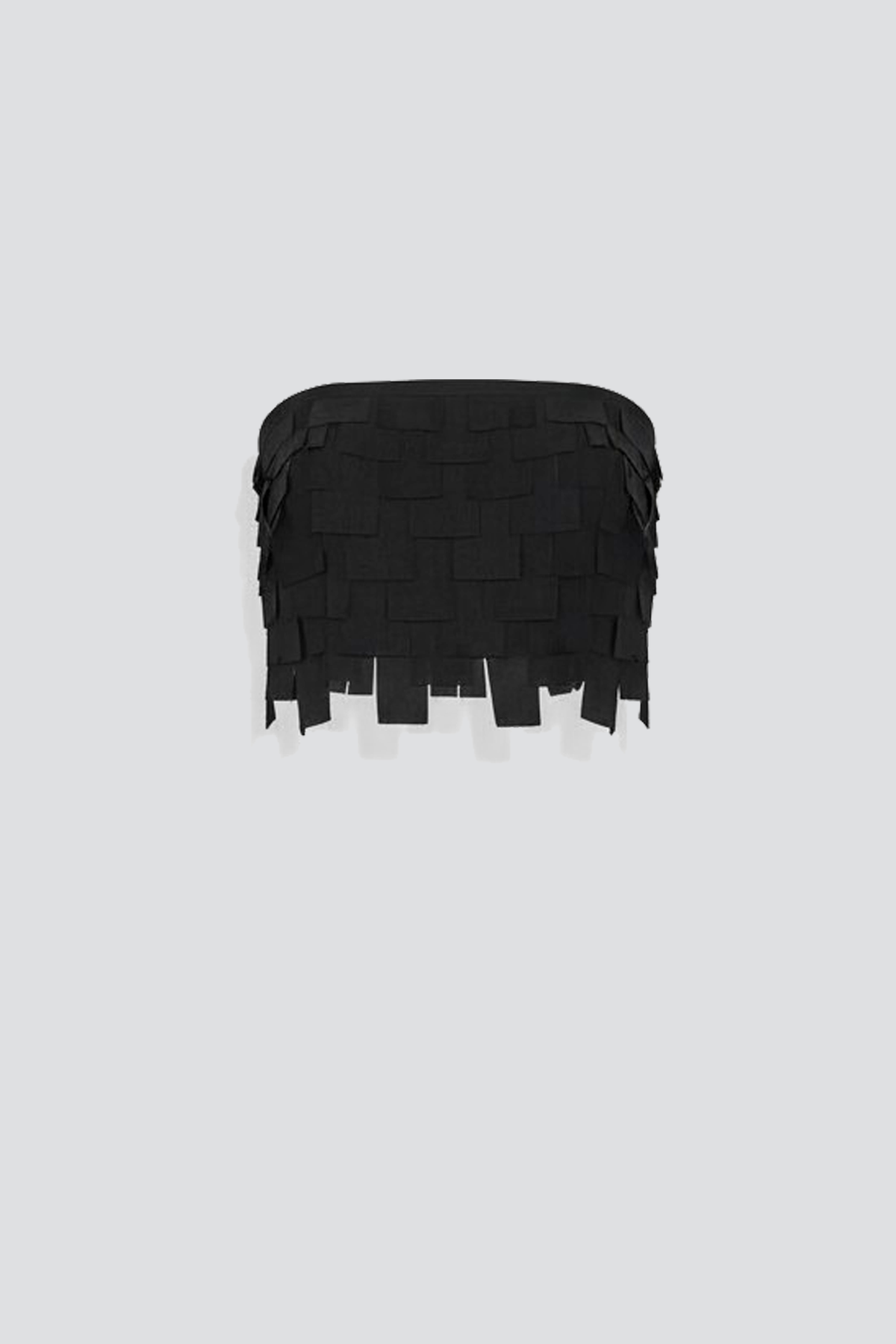 Black Tobi Fringe Bustier