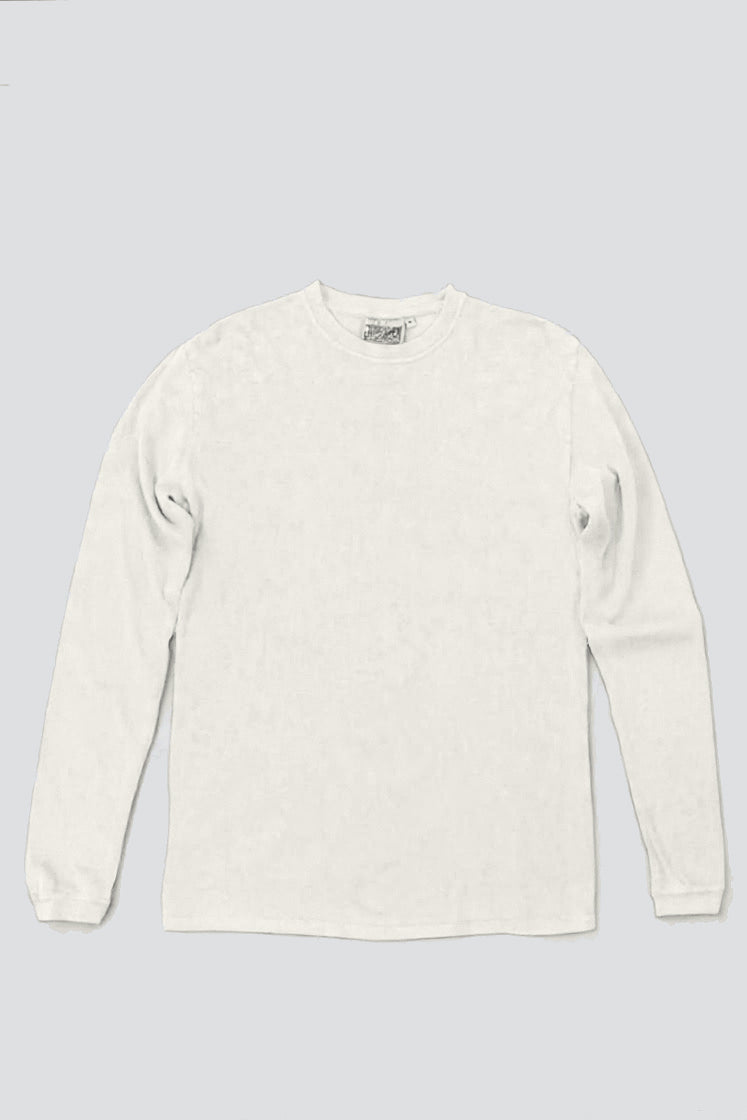White Baja Long Sleeve Tee