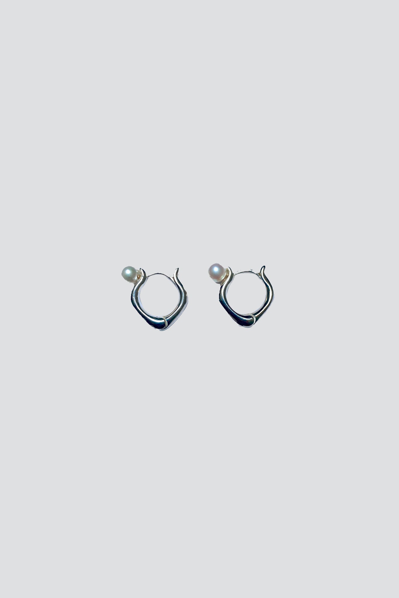Silver Juju Hoop Earrings