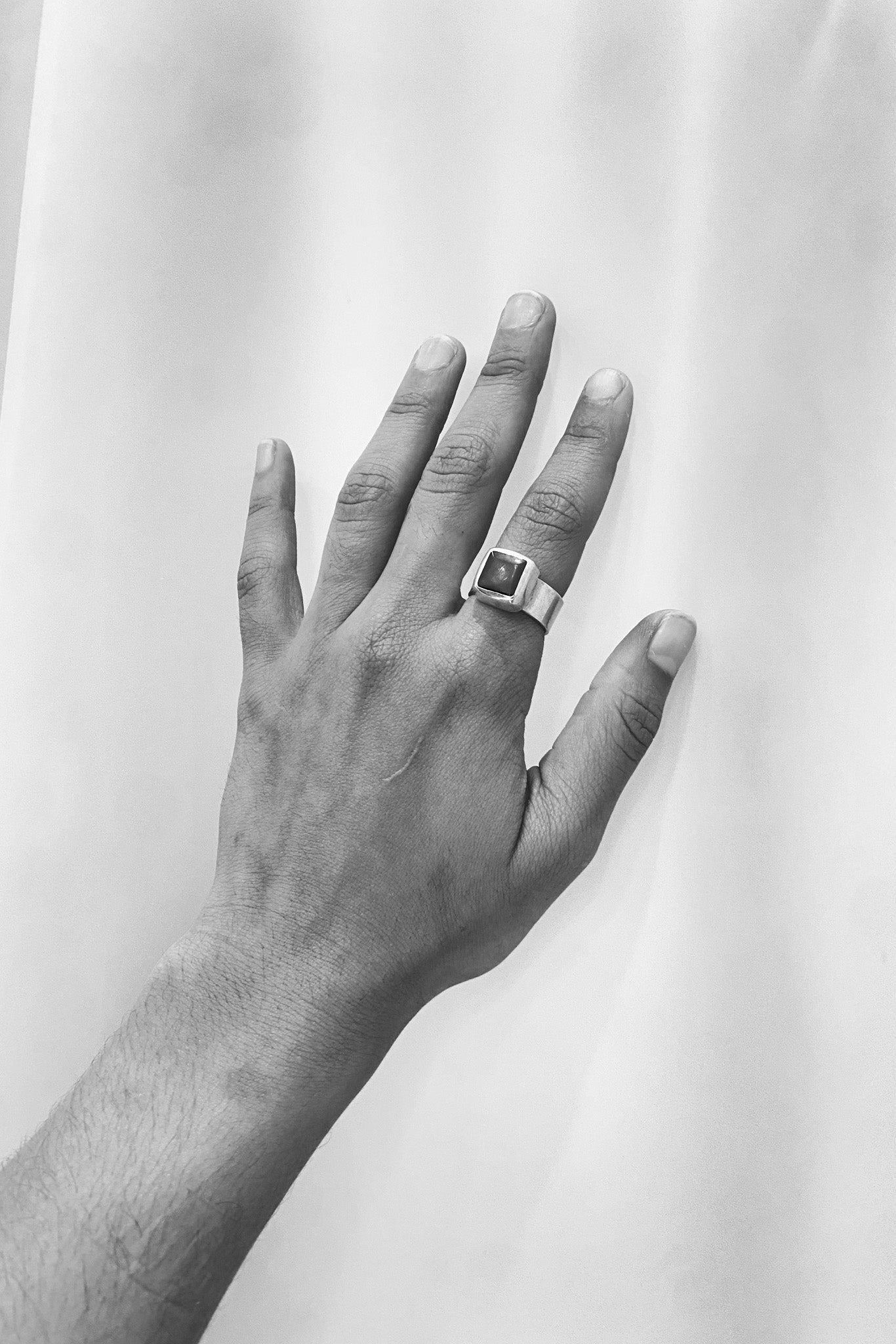 Sterling Silver Lapis Signet Ring