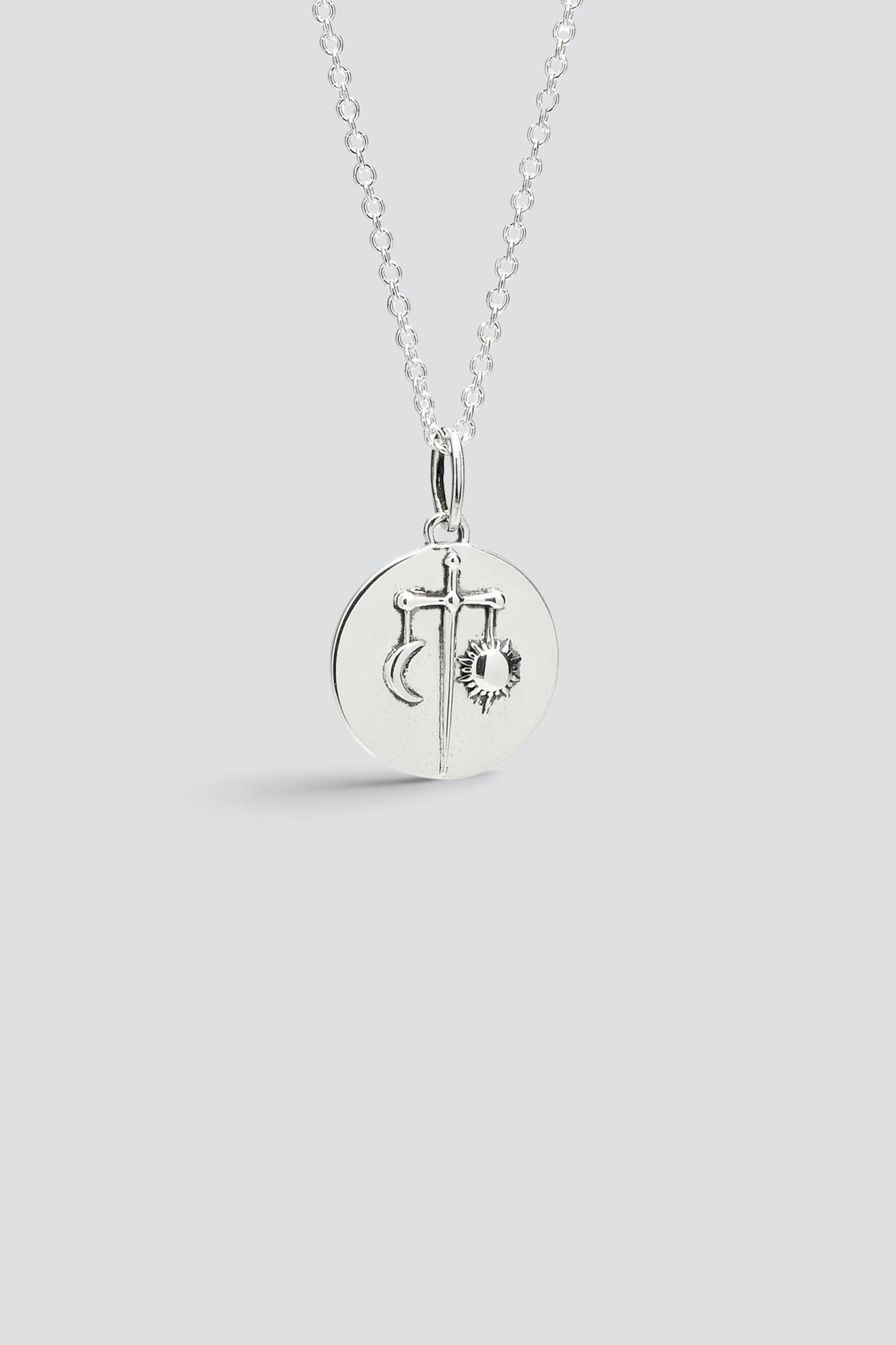 Silver Libra Mini Zodiac Pendant