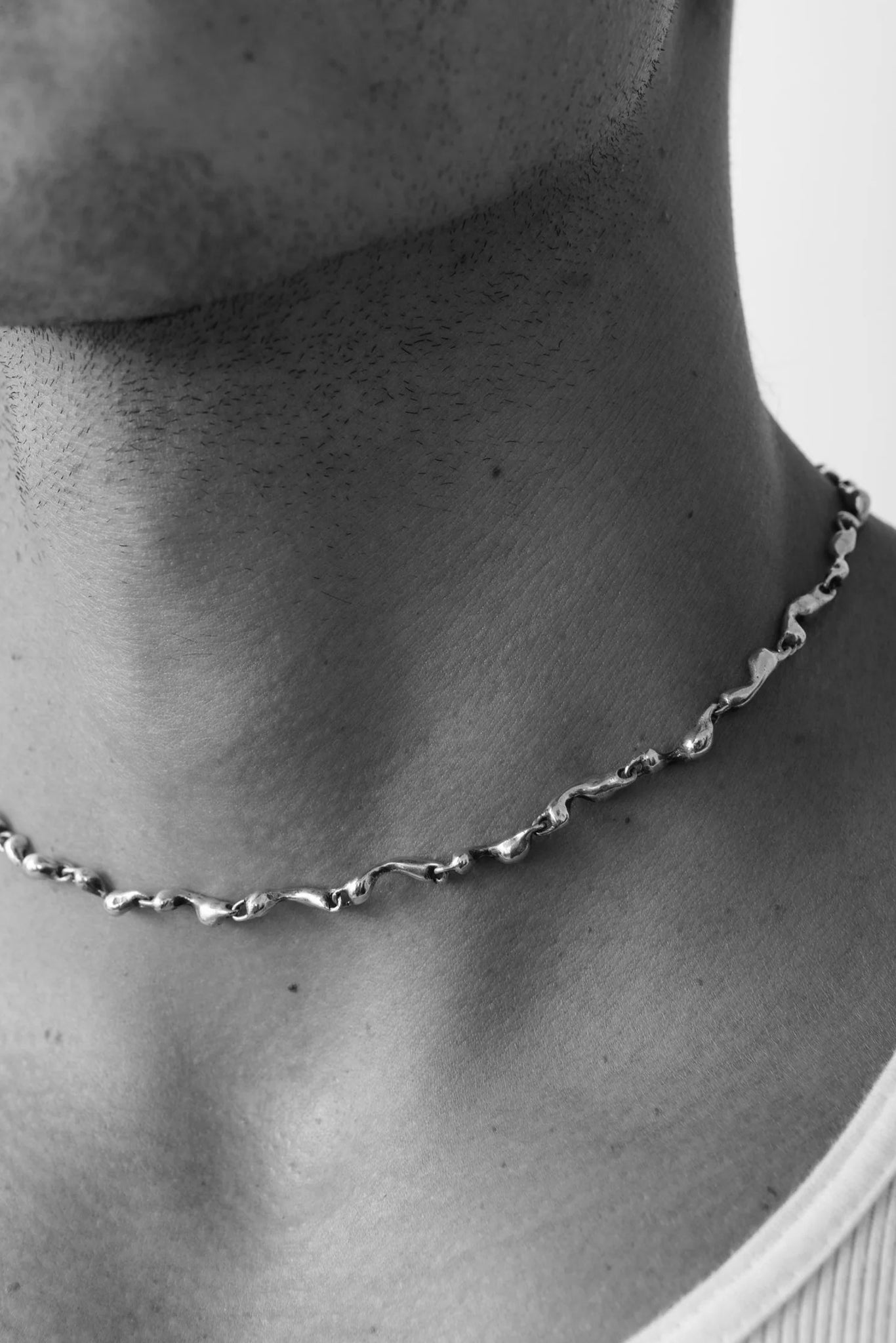 Sterling Silver Liquid Chain