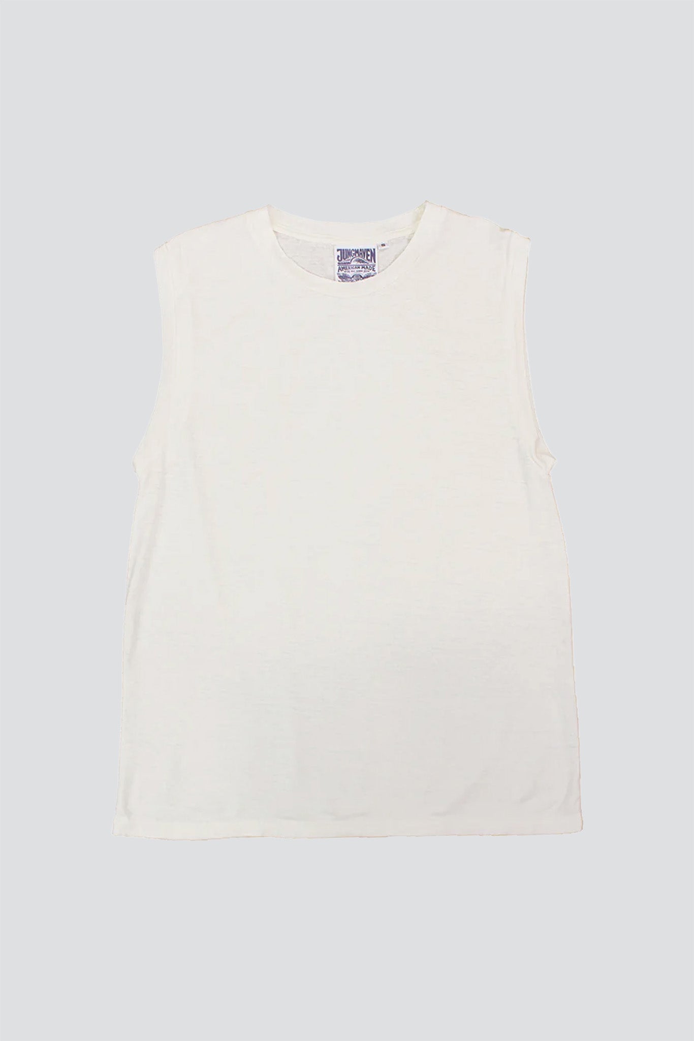 White Malibu Muscle Tee