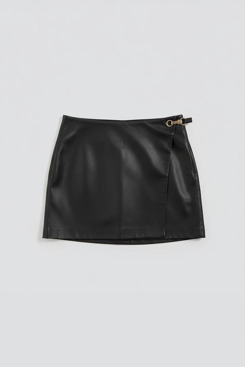 Black Sheep Nappa Fireman Mini Skirt