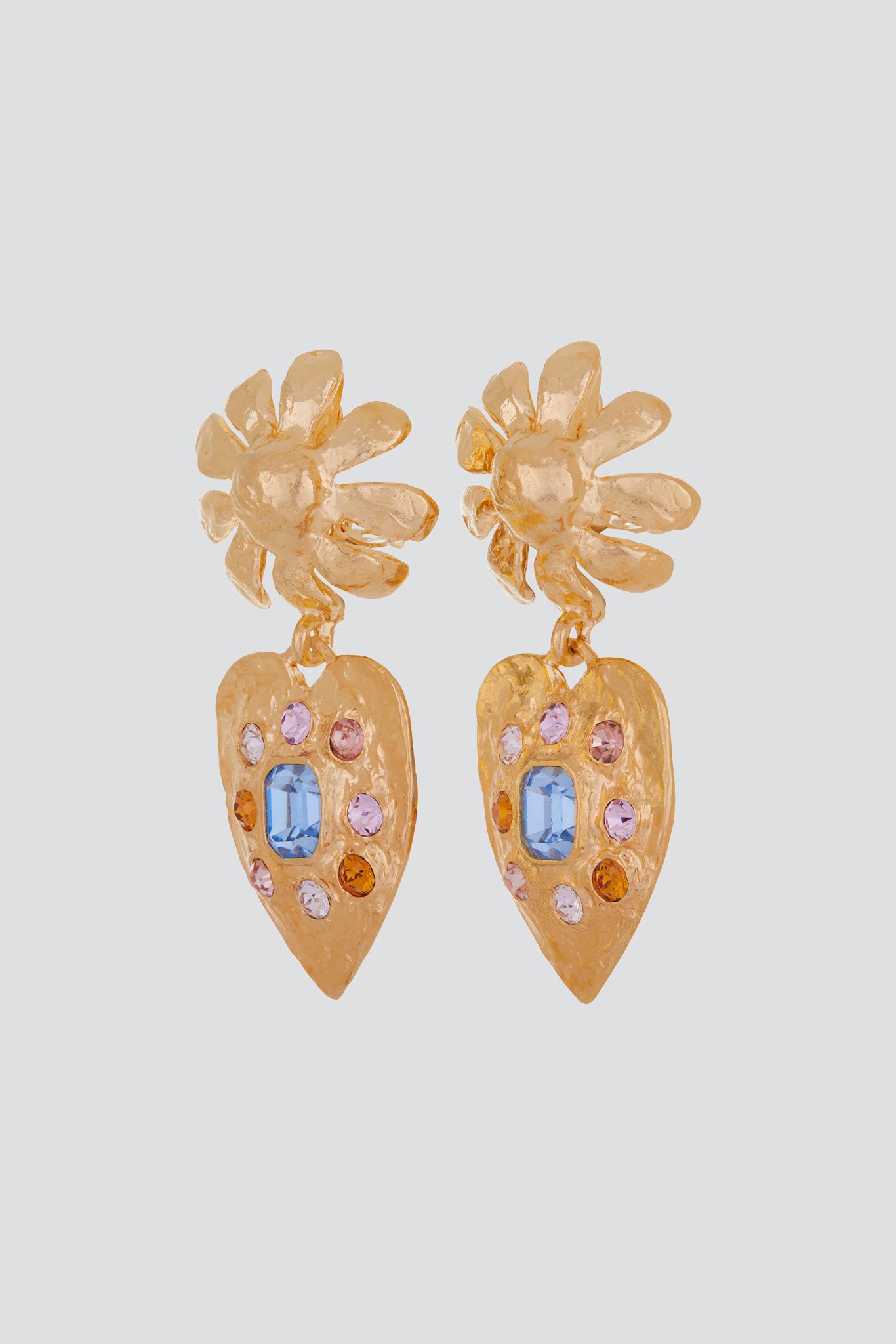 Gold Tropicana Earrings