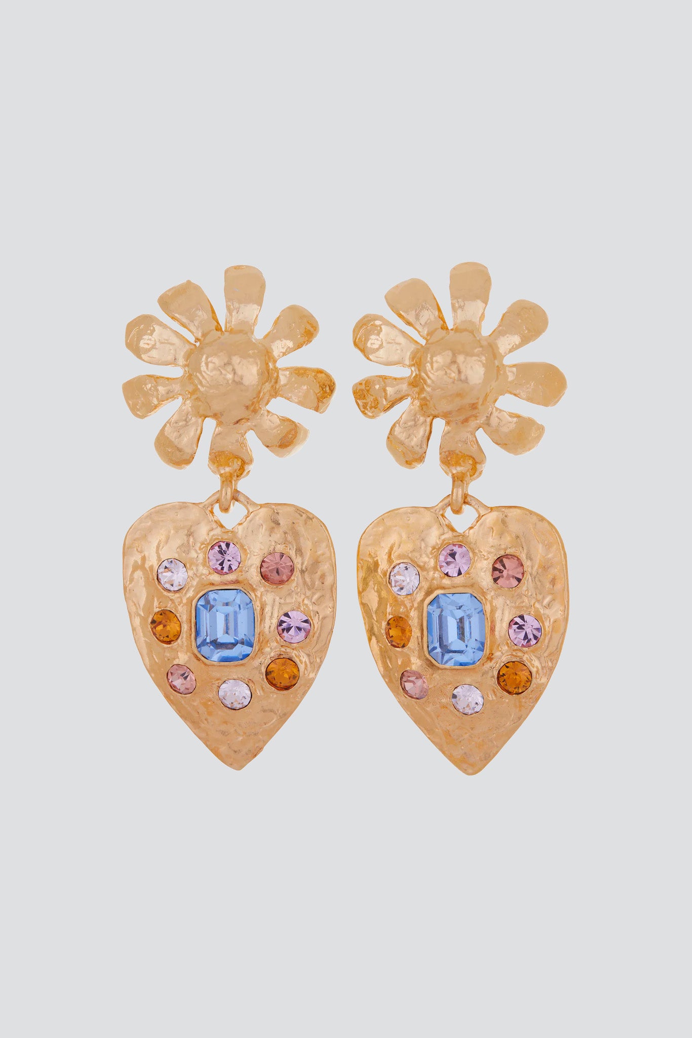 Gold Tropicana Earrings
