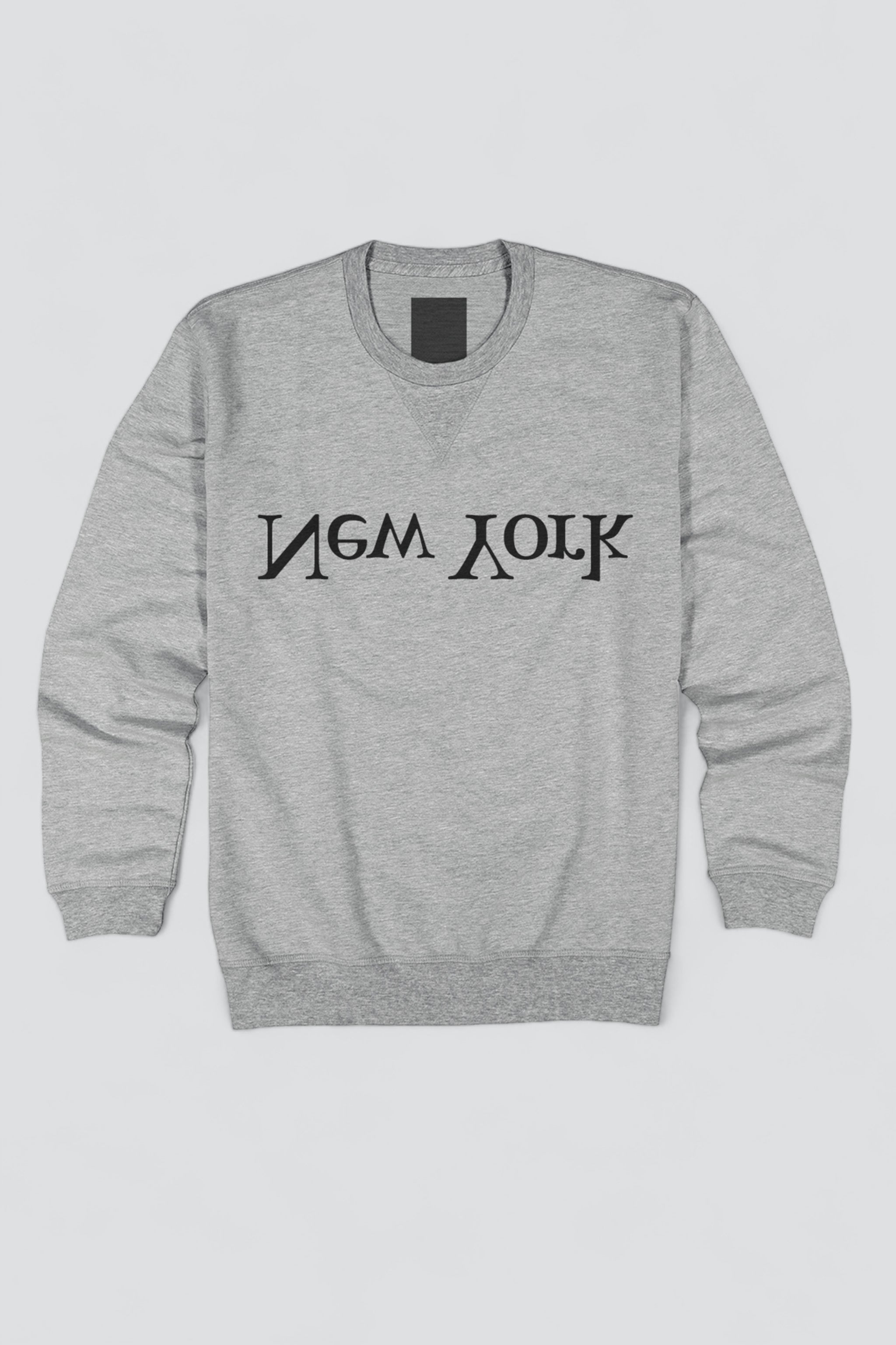 Grey New York Logo Sweatshirt