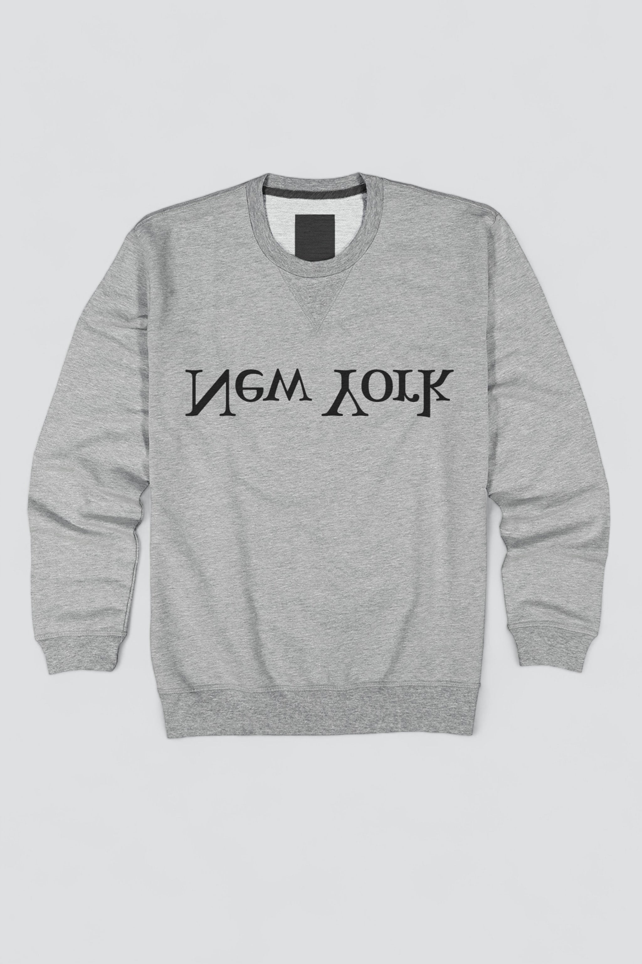Grey New York Logo Sweatshirt