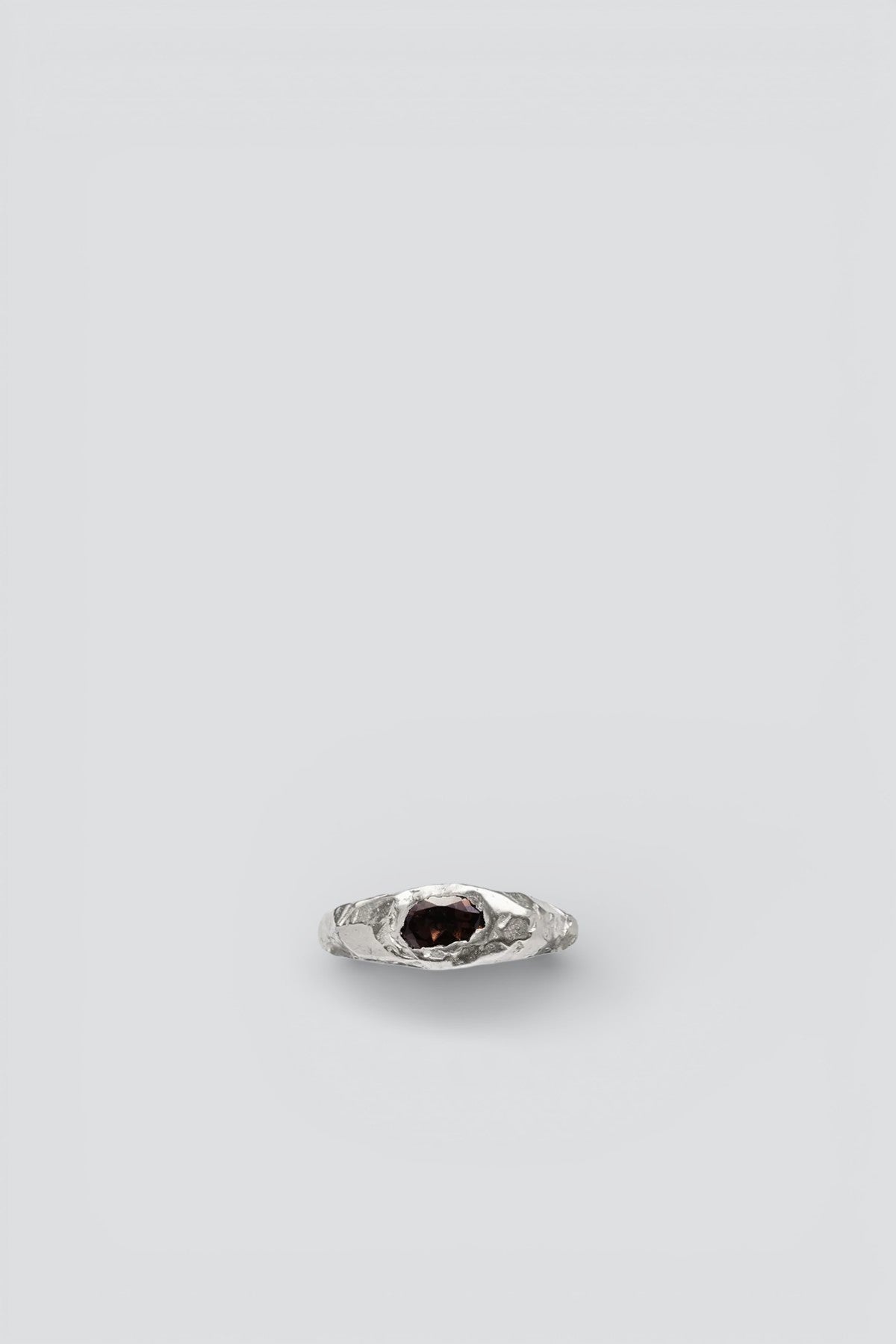 Silver/Brown Polo Ring