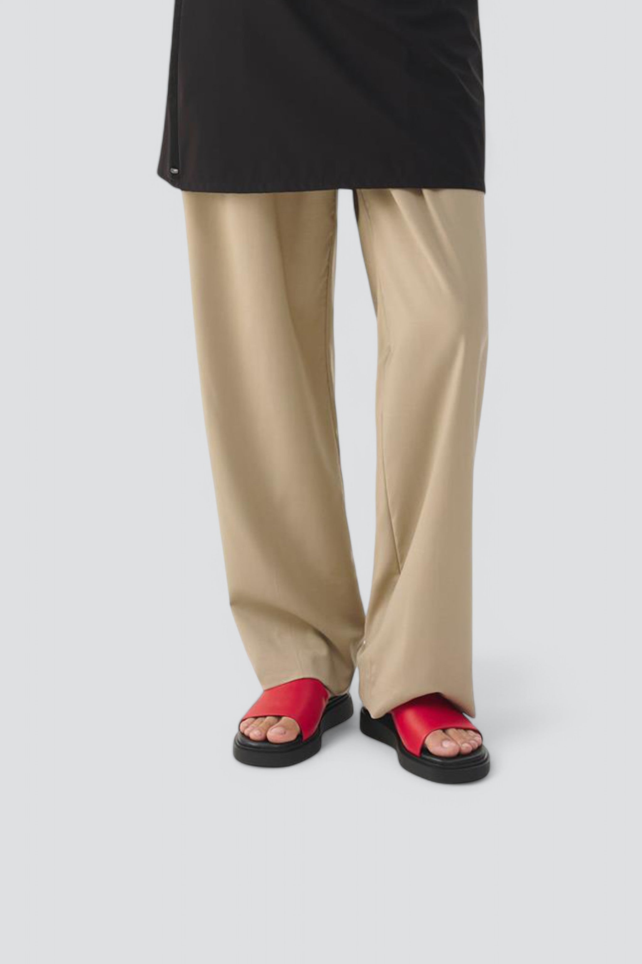 Bright Red Connie Sandal
