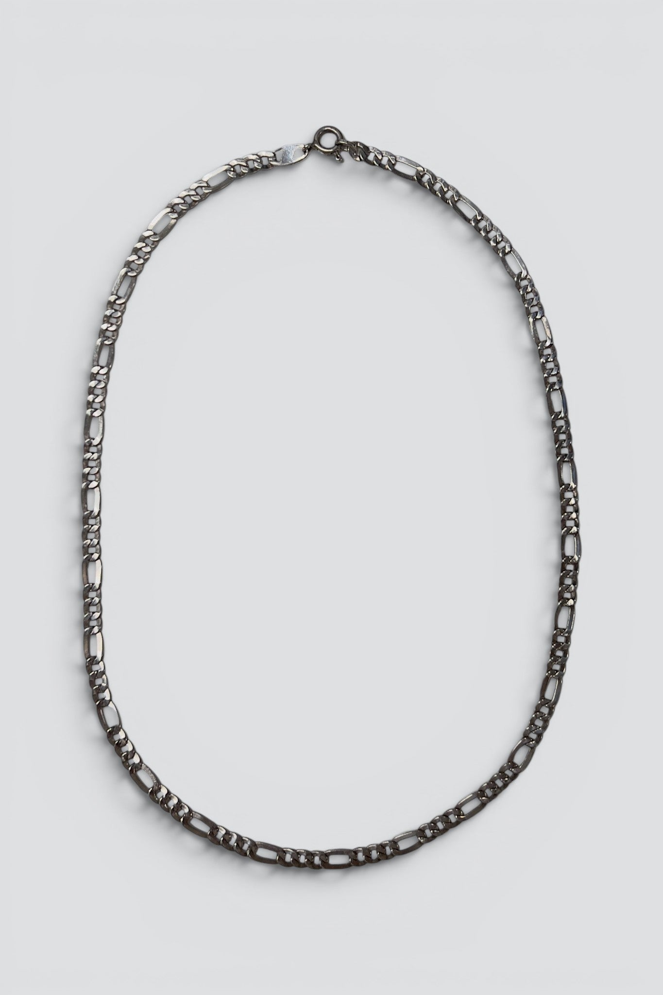Sterling Silver Figaro Chain Necklace