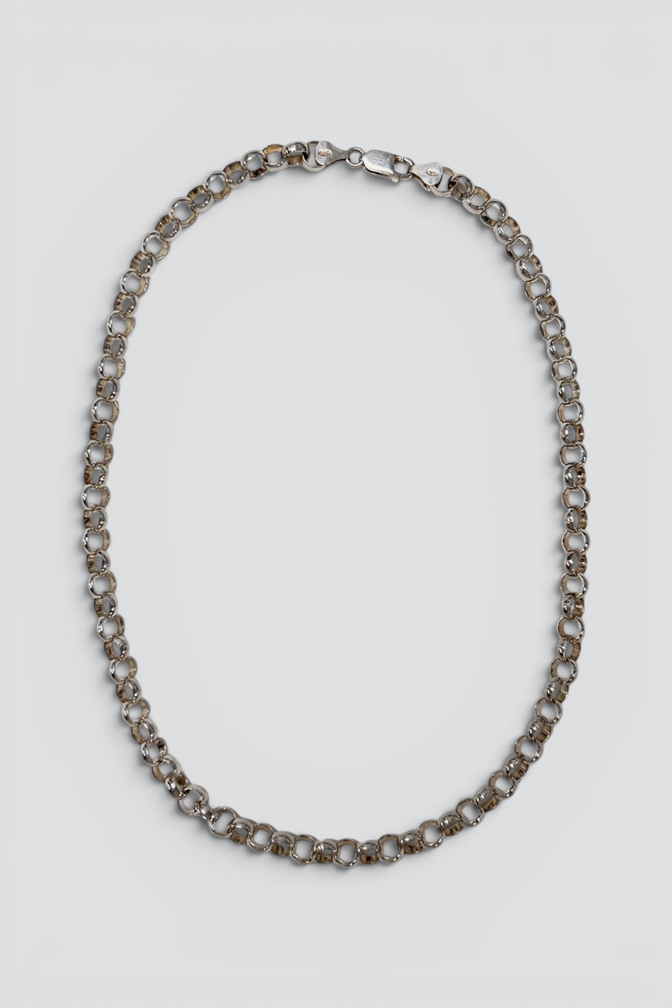 Sterling Silver Rolo Chain Necklace