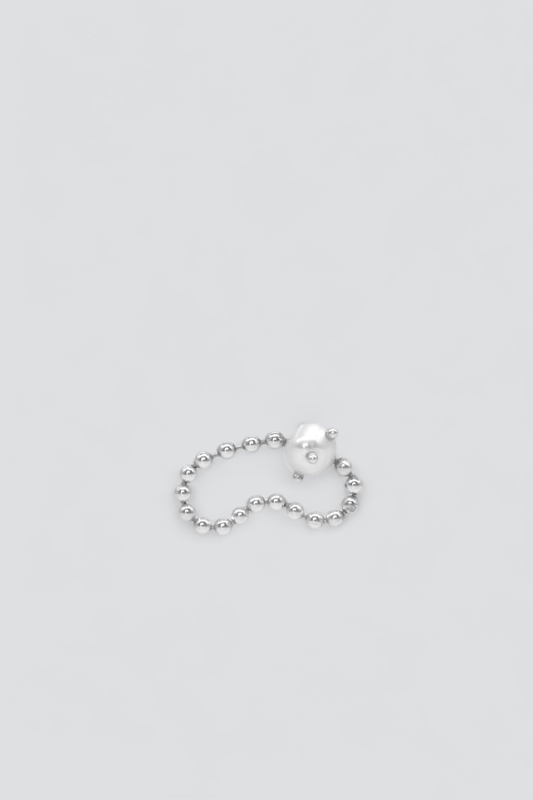 Sterling Silver Mini Perlita Ring