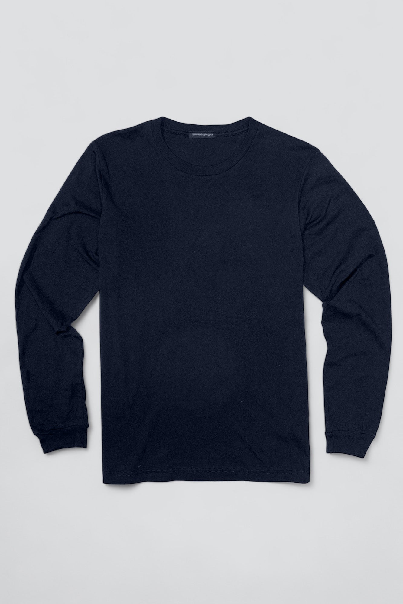 Black Overdyed Long Sleeve T-Shirt