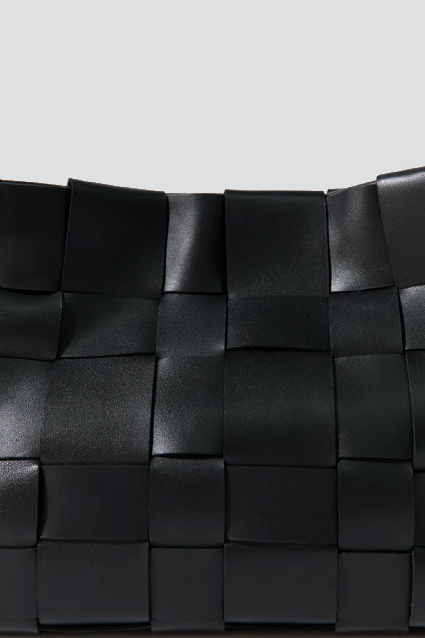 Black Woven Mini Tote