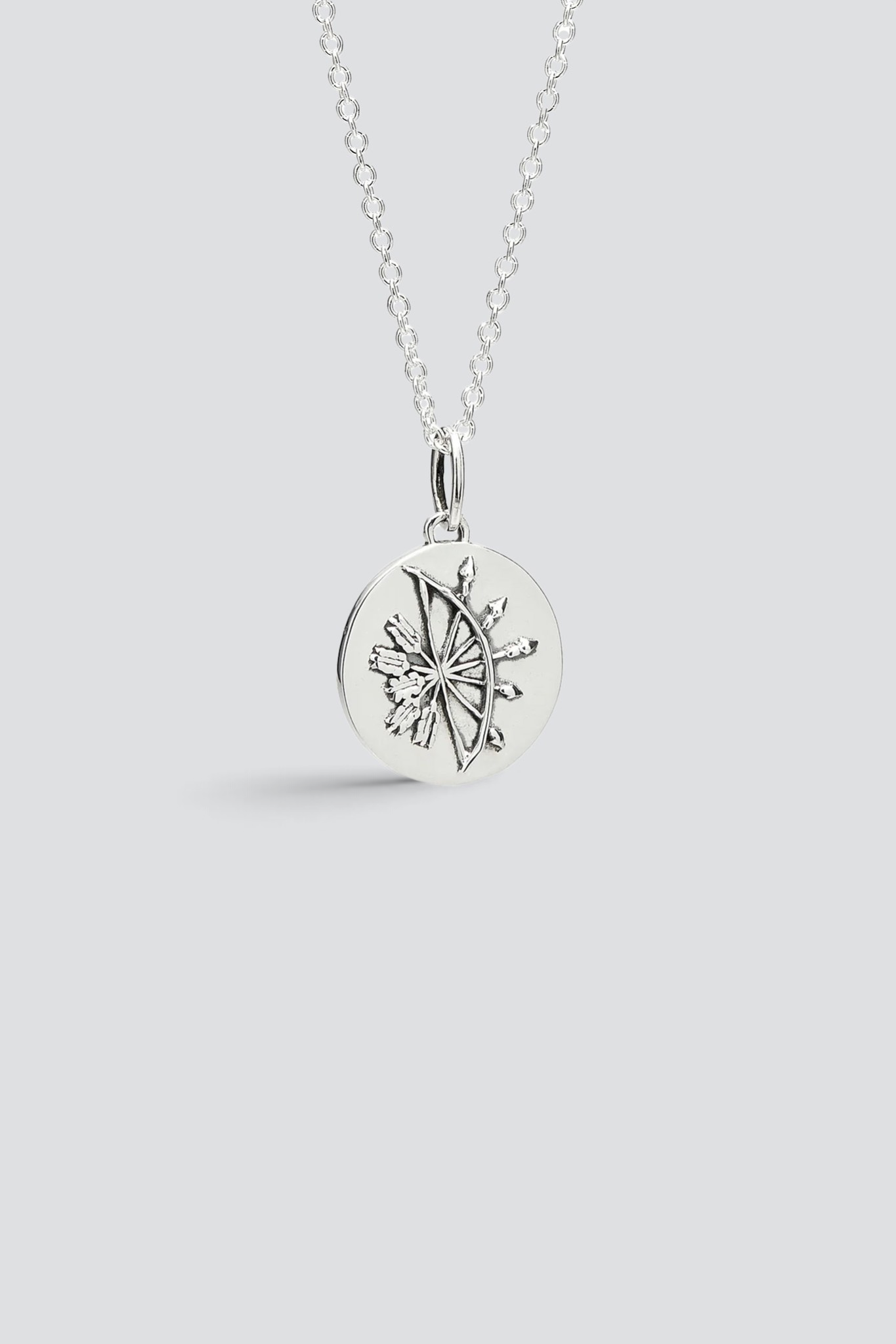 Silver Sagittarius Mini Zodiac Pendant